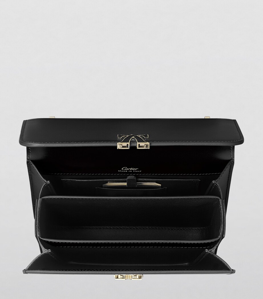 Cartier Mini Leather C de Cartier Shoulder Bag Black Image 11