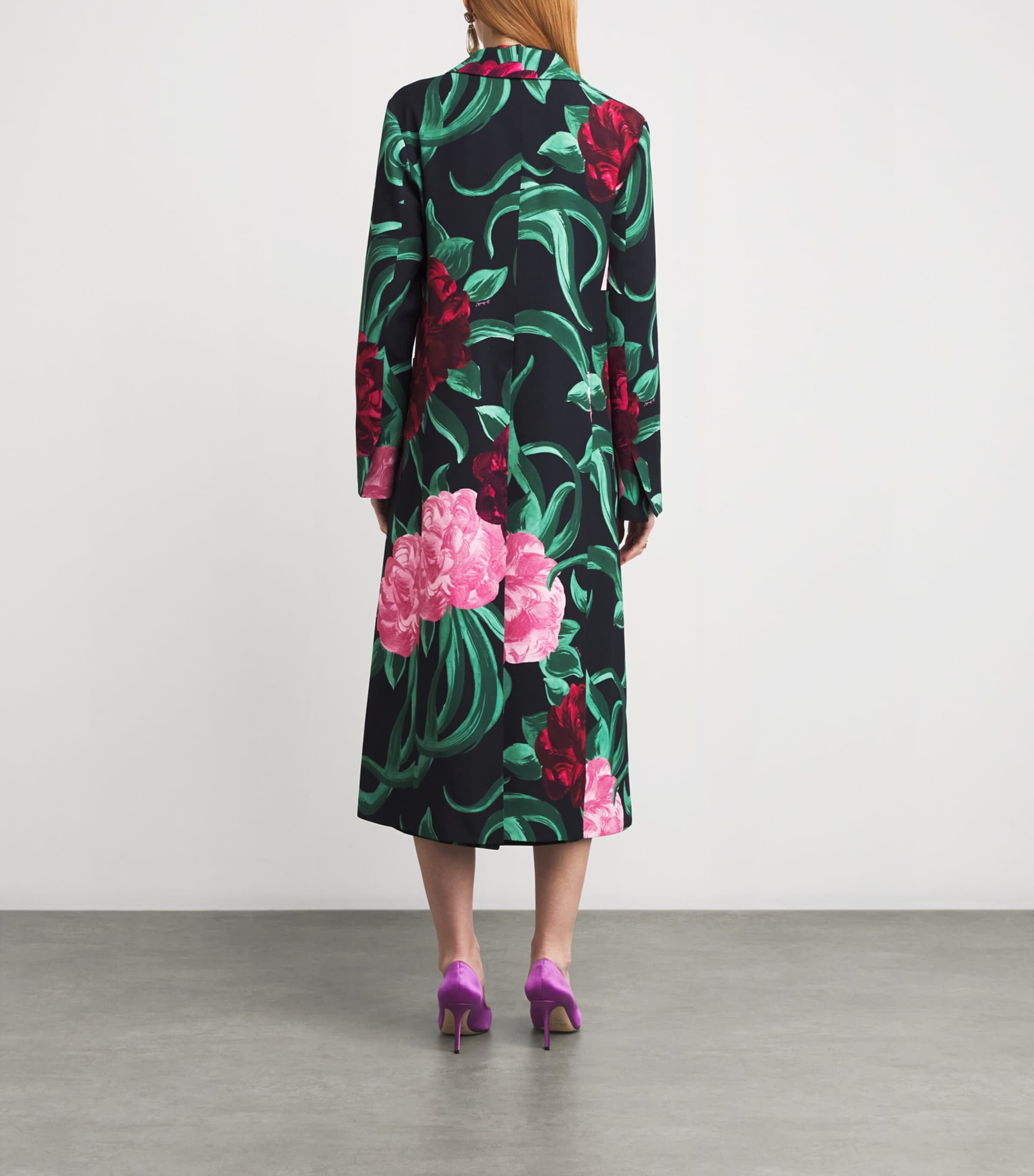 Floral Peony Duster Coat BL01PEONY Image 3