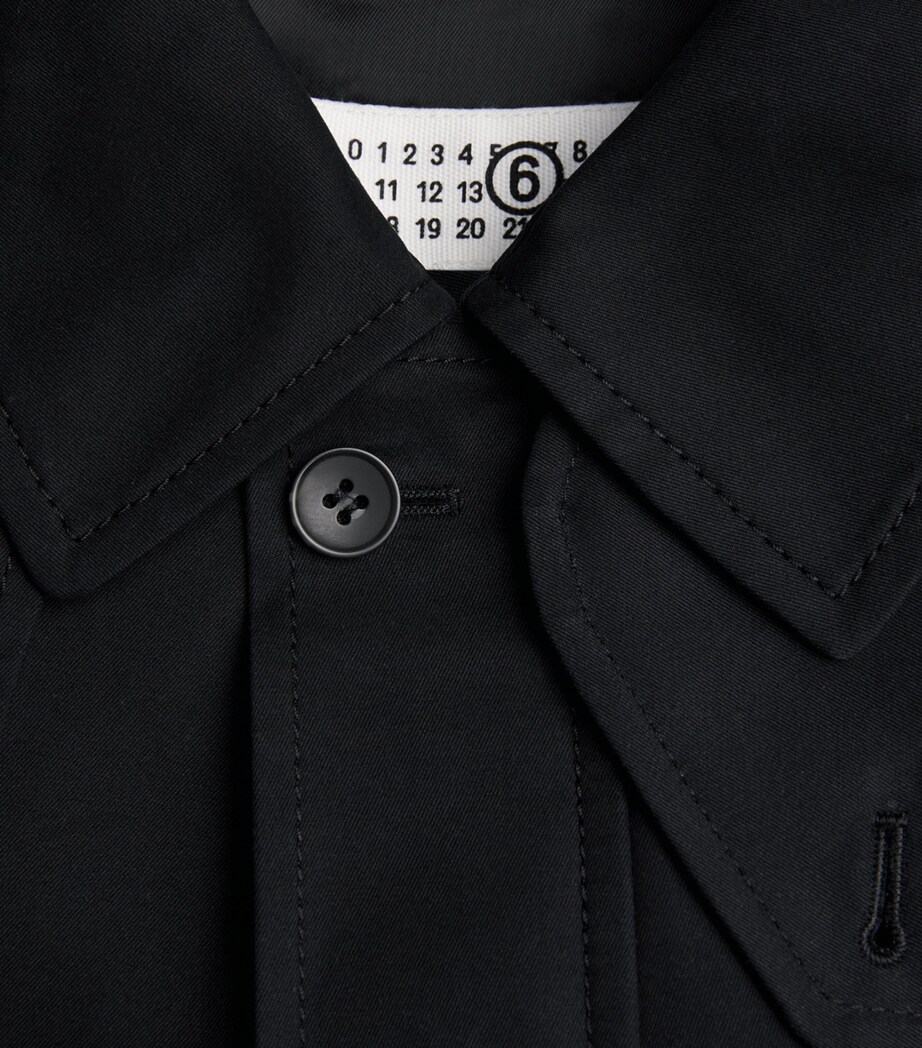 MM6 Maison Margiela Mens Cotton Twill Jacket Black Image 7