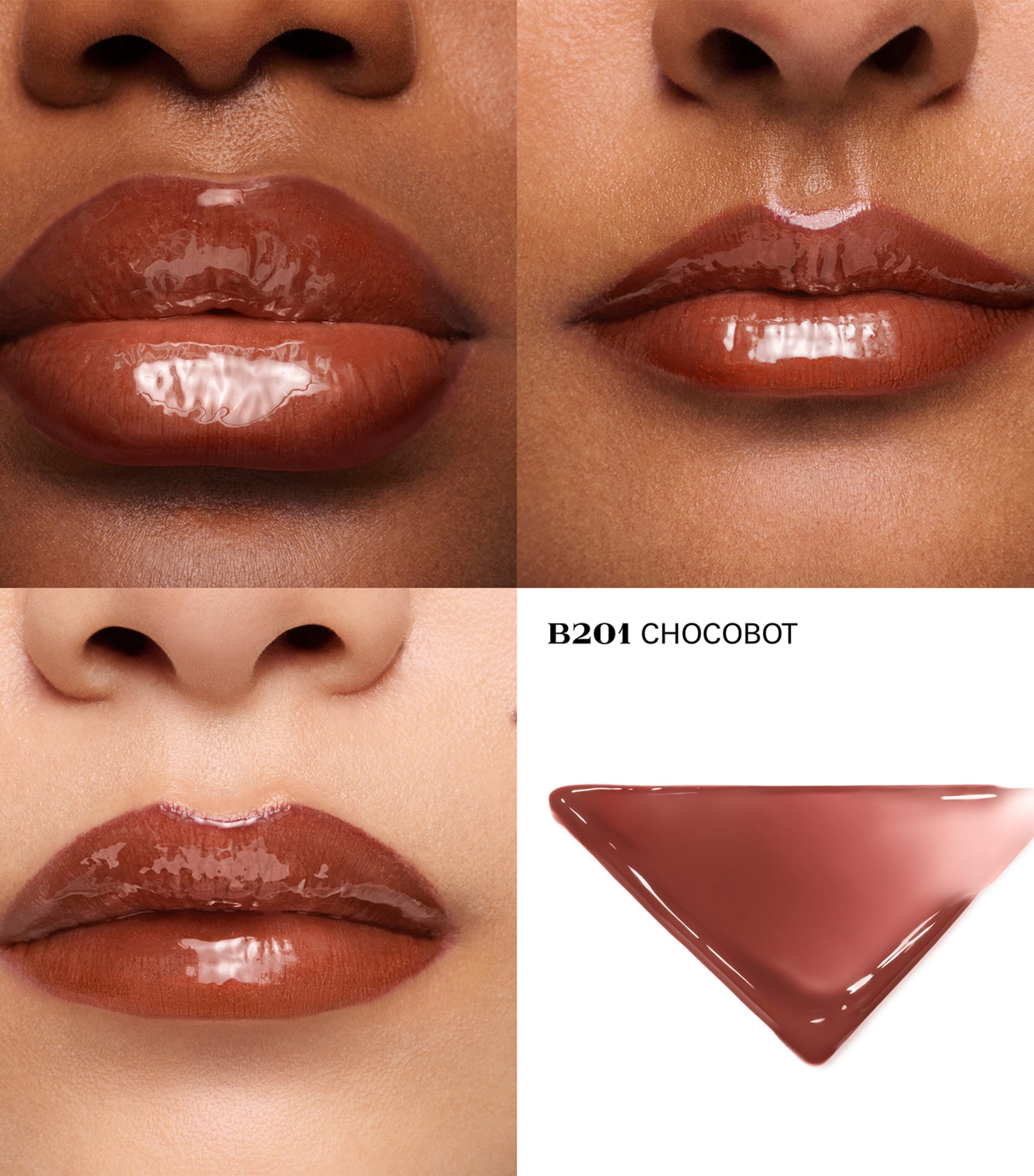 Prada Beauty Reflection Glossy Liquid Balm Brown Image 3