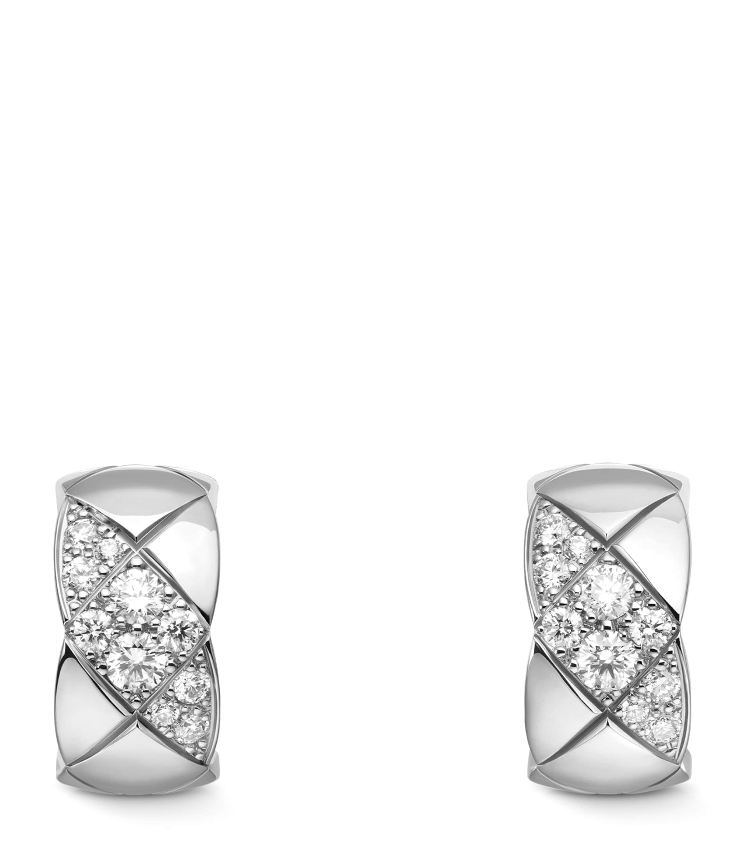 White Gold and Diamonds Coco Crush Earrings WHITE GOLD Image 1