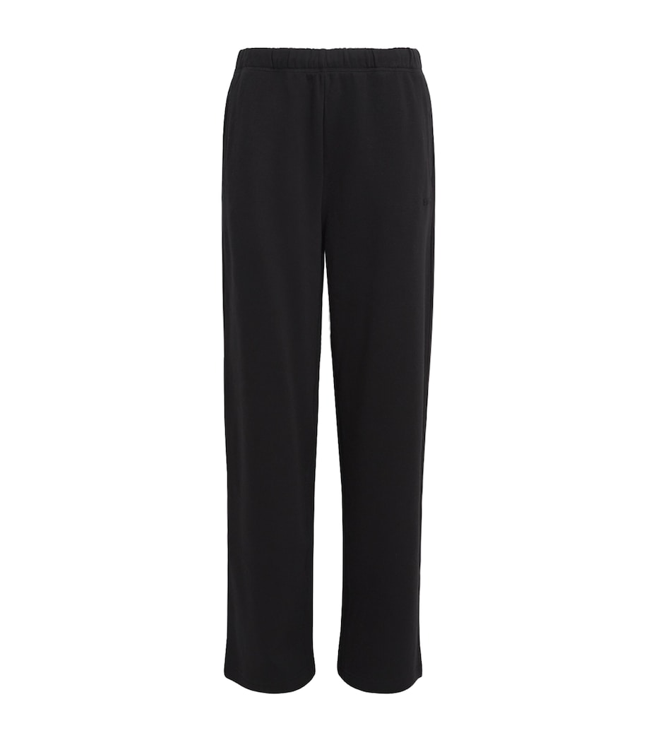 Cotton-Blend Fleece Straight Sweatpants ONYX Image 1