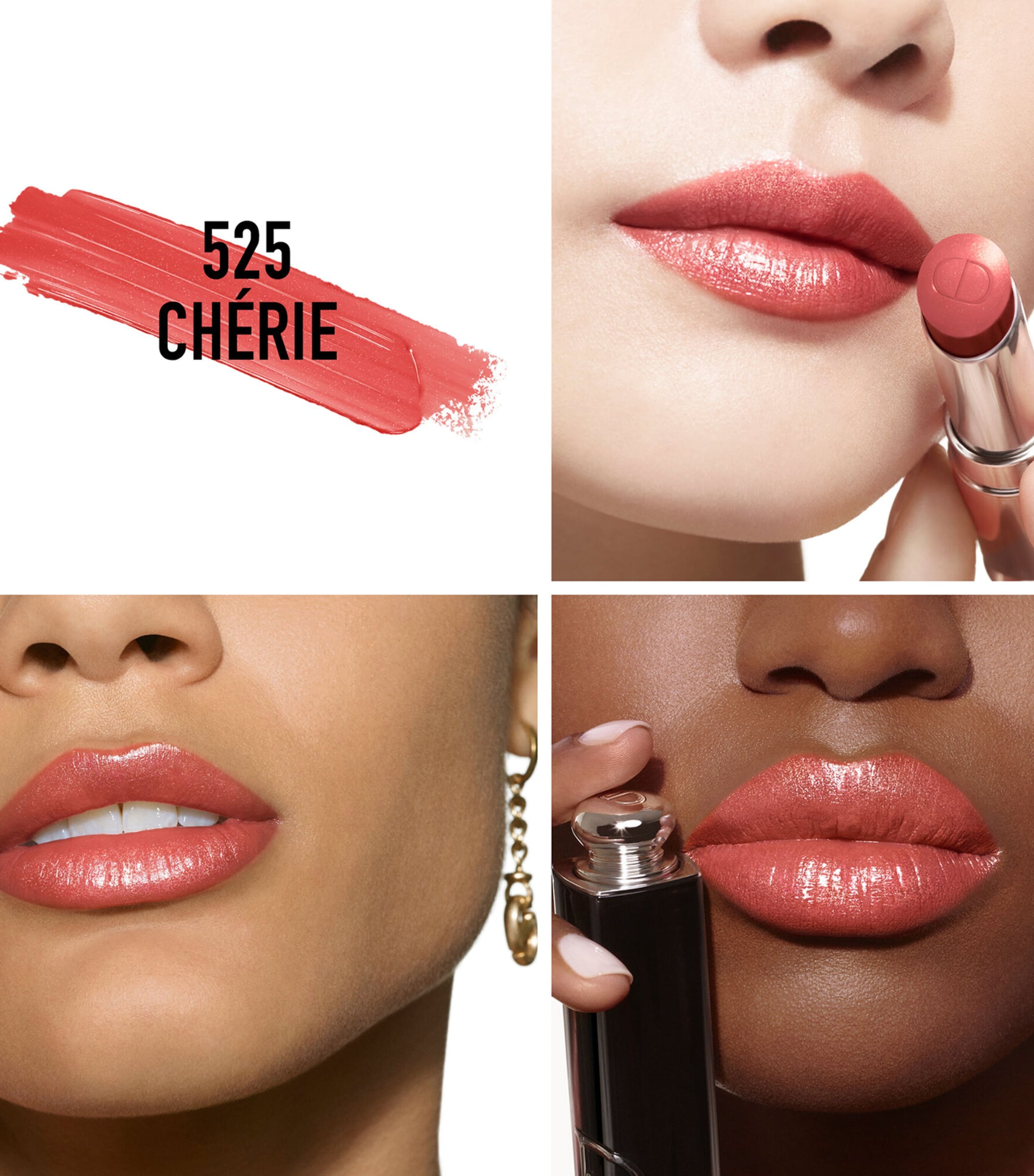 Addict Shine Refill Lipstick 525 CHERIE Image 2