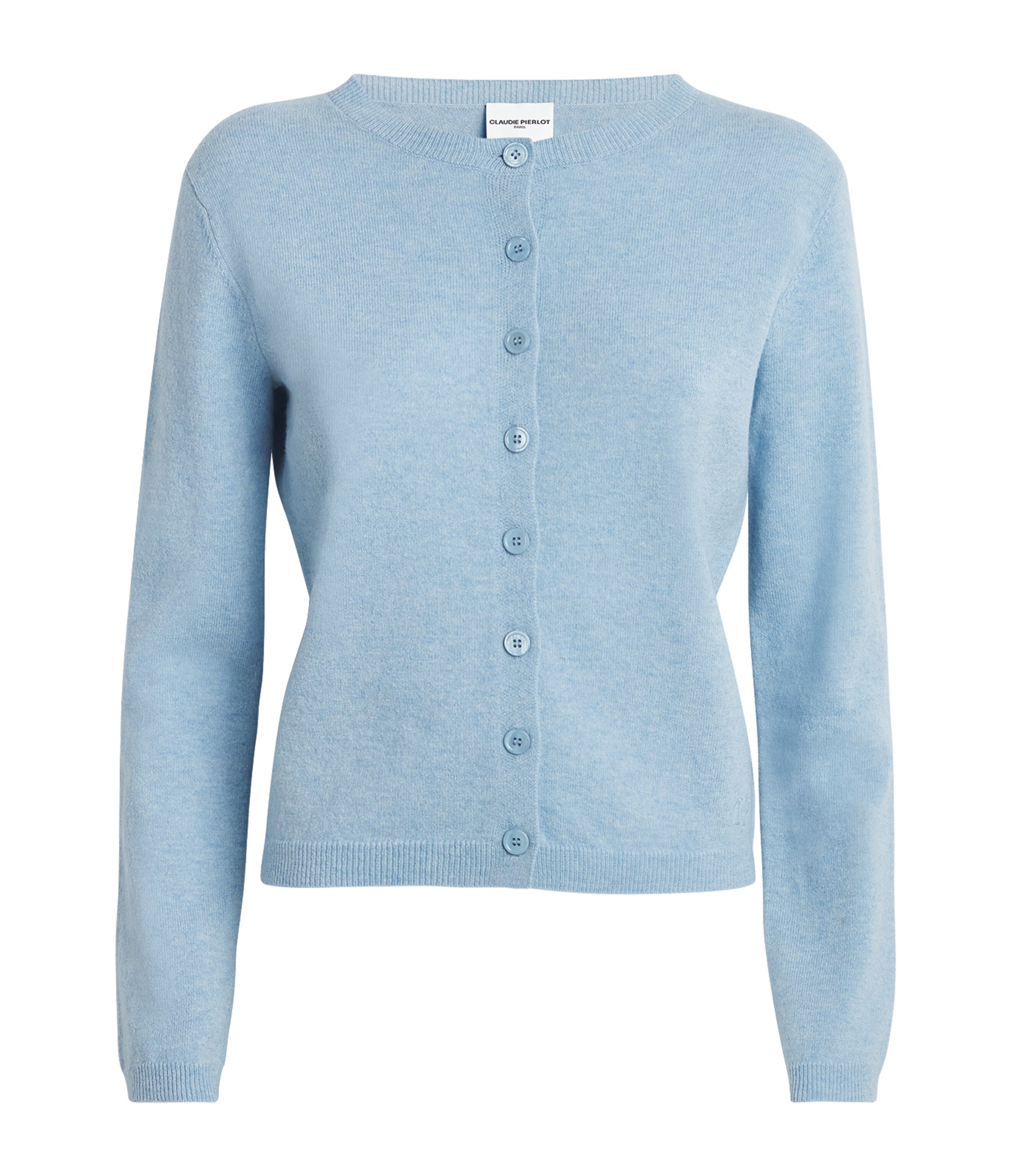 Claudie Pierlot Wool Cardigan In Blue