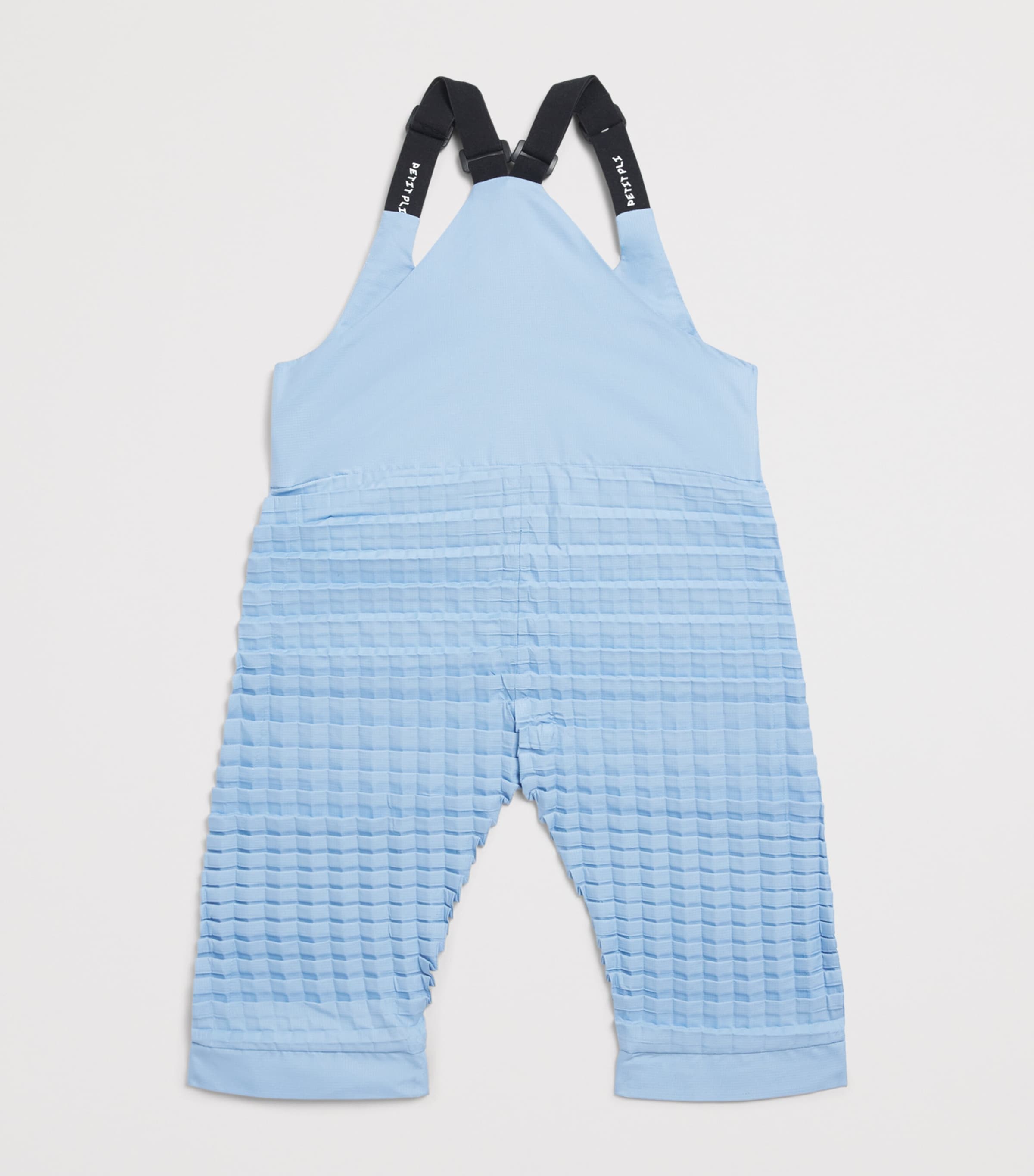 Petit Pli Pleated Versa-Tile Dungarees (0 Months - 11 Years) Polar Blue Image 2