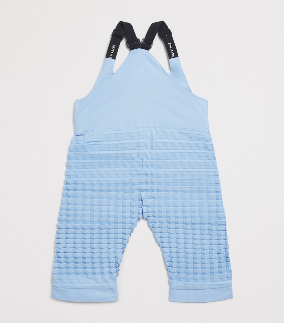 Petit Pli Pleated Versa-Tile Dungarees (0 Months - 11 Years) Polar Blue Image 2