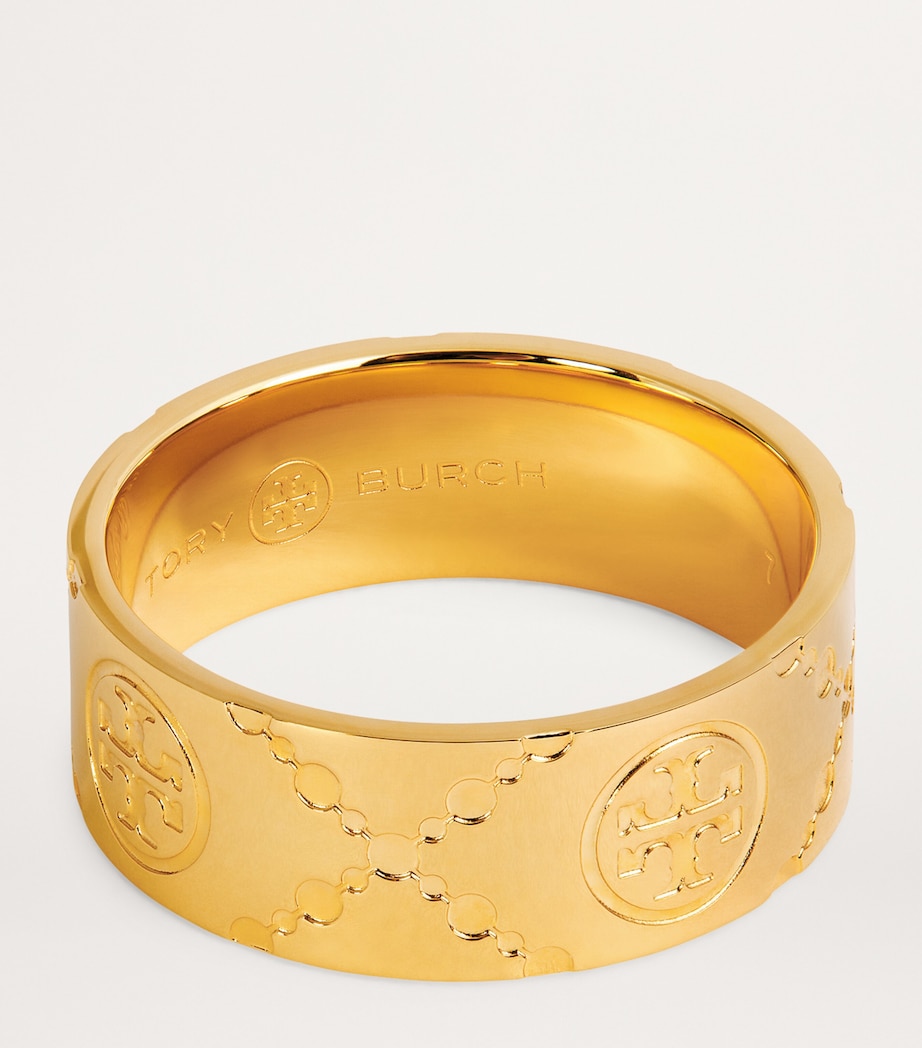 Double T Monogram Ring TORY GOLD Image 4