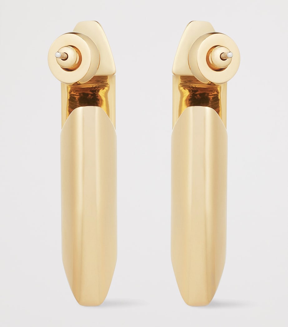 Large Structural Earrings GOLDEN YELLOW Image 4