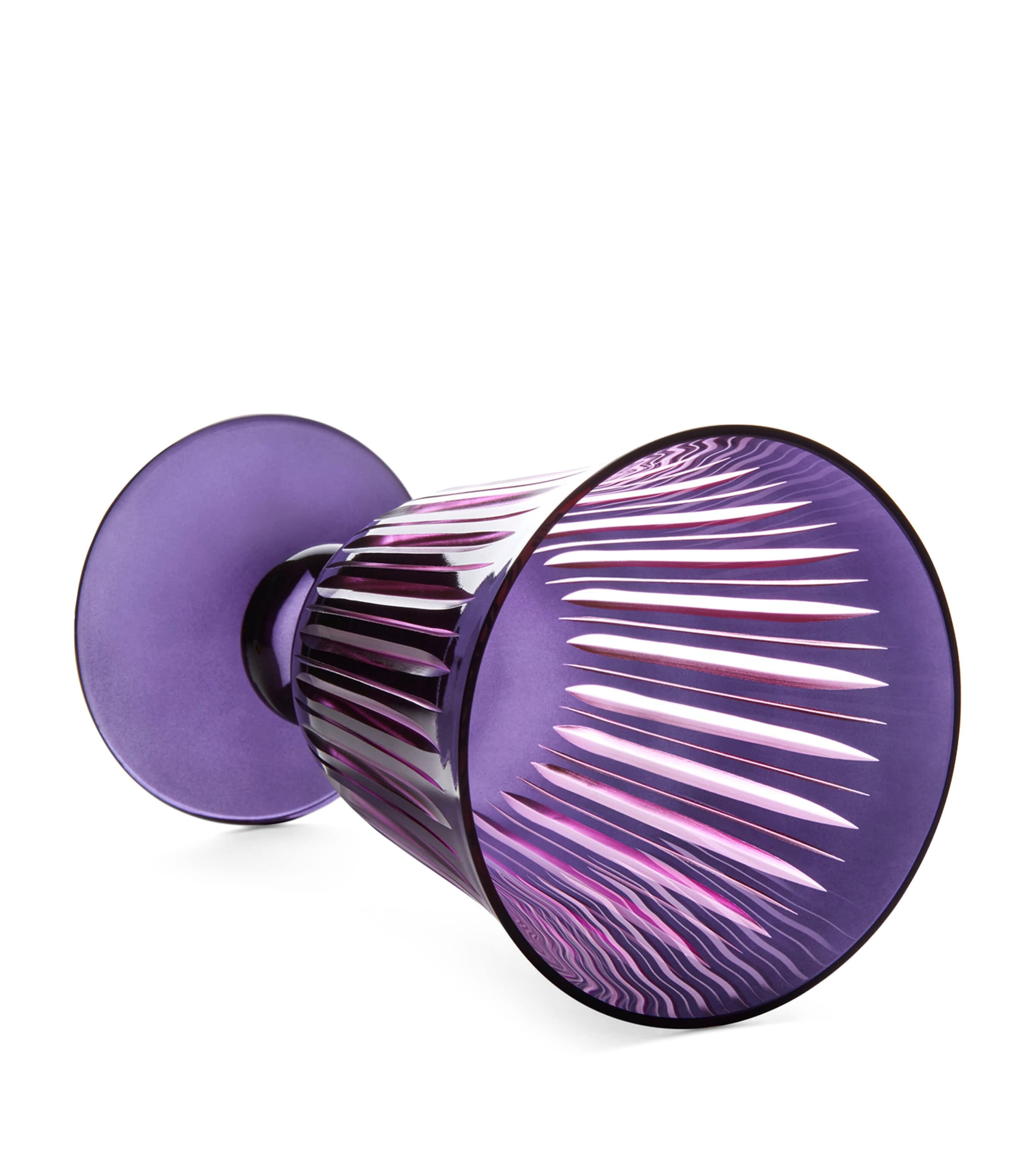 L'Objet Prism Wine Glasses (Set of 4) Purple Image 3
