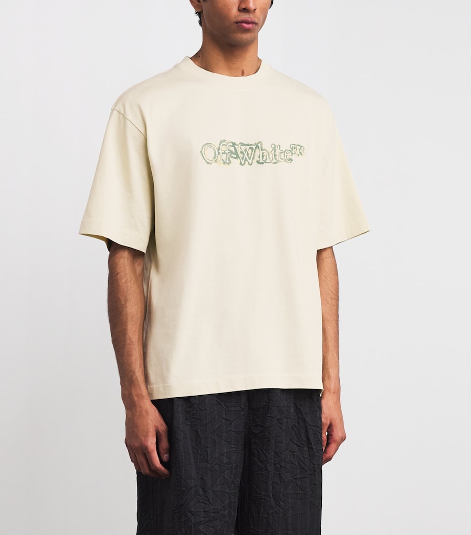 Cotton Cloudy Arrow Skate Logo T-Shirt FROZEN DEW Image 3