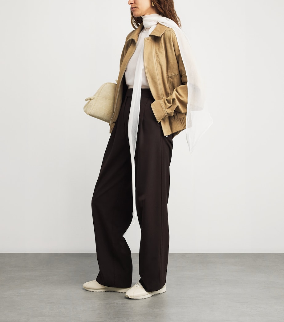 Silk Wisp Tie Blouse CREAM Image 2