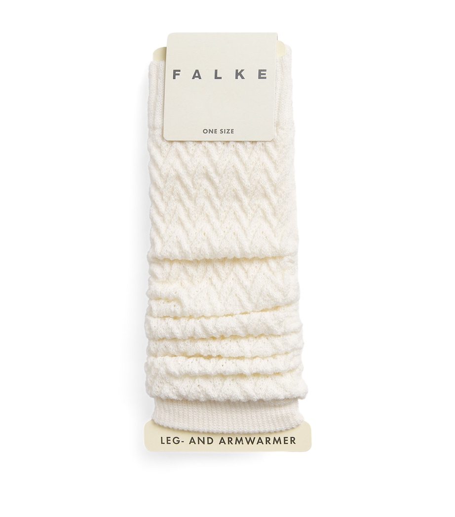 Wool-Blend Fable Estate Leg Warmers 2040 OFF WHITE Image 1