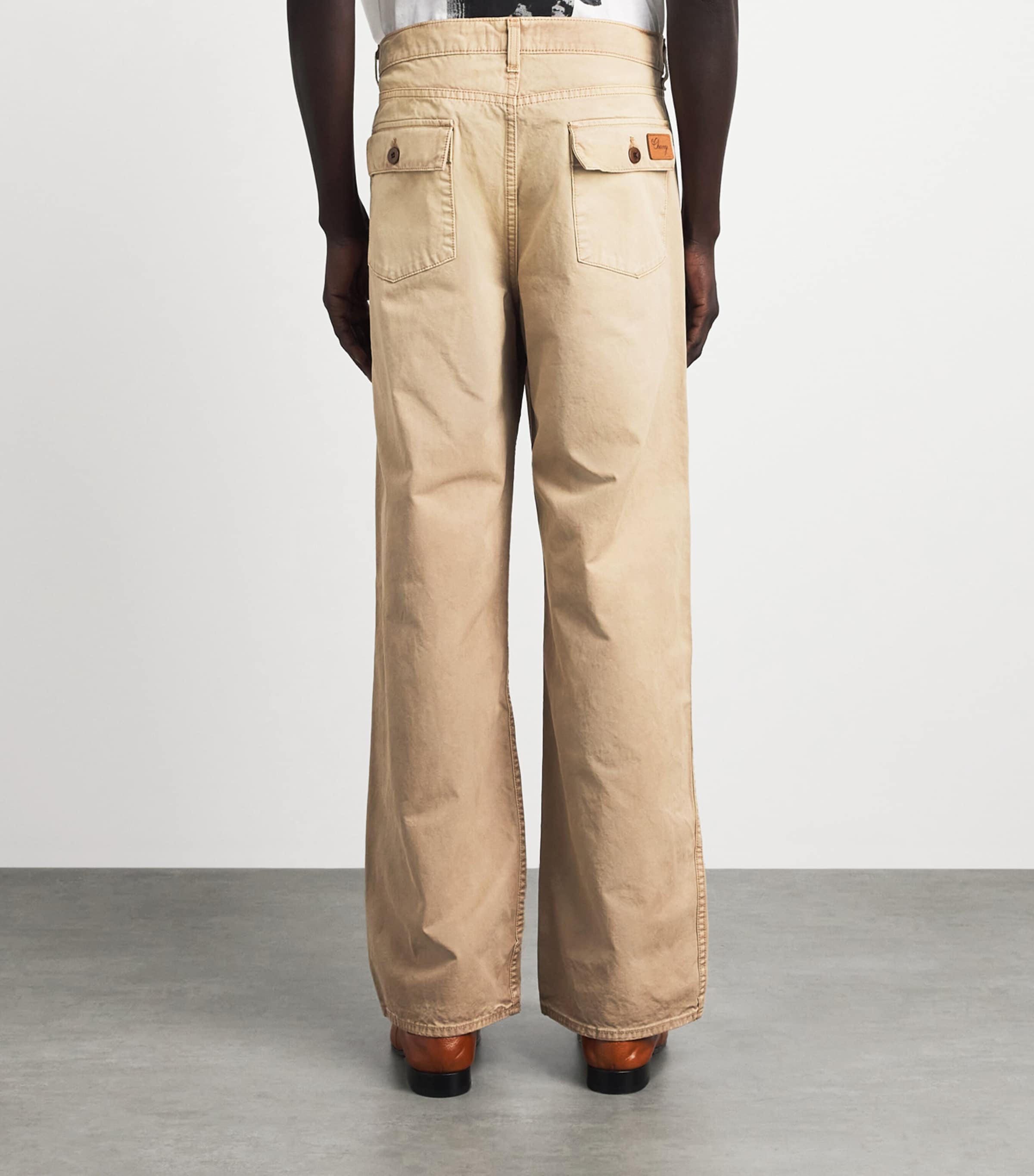Cherry Los Angeles Mens Western Straight Chinos Desert Tan Image 5