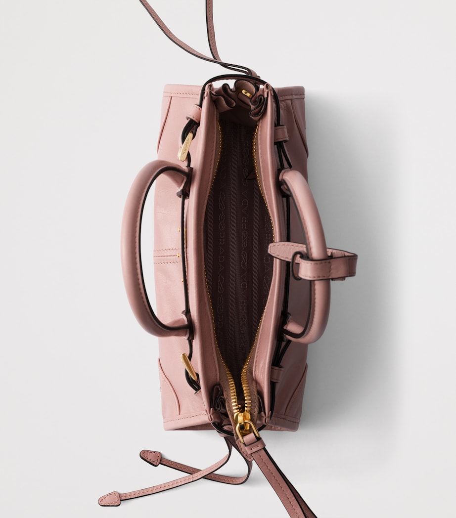 Mini Leather Bonnie Top-Handle Bag F03ZN Image 4