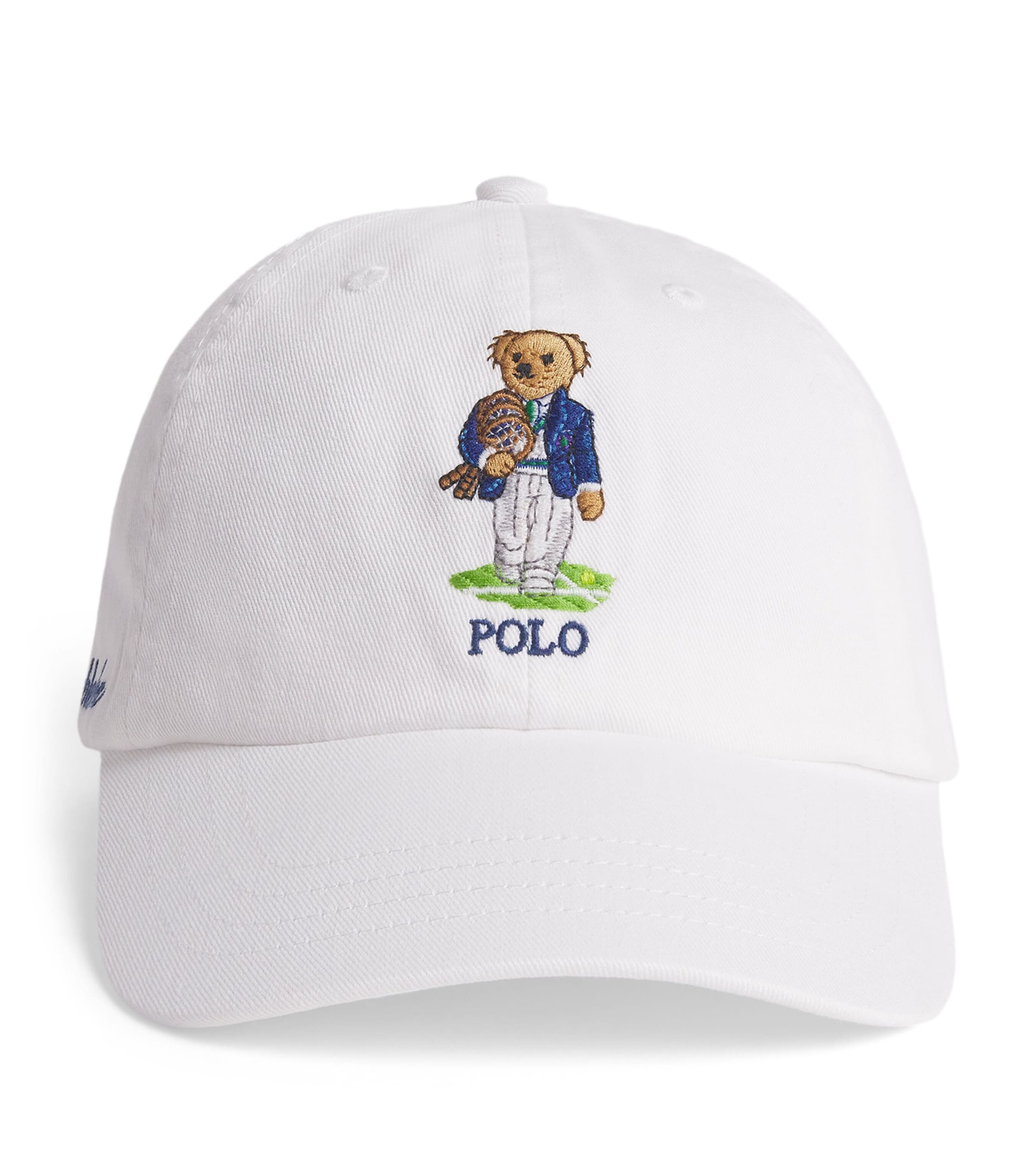 Ralph Lauren Kids x Wimbledon Cotton Logo Cap White Image 1
