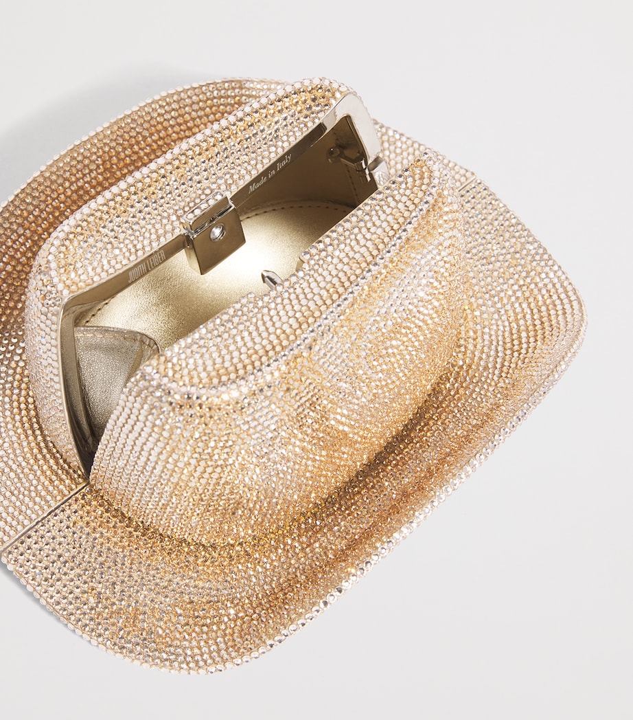 Crystal Cowboy Hat Cheyenne Clutch Bag SPRMT PROSECCO MUTLI Image 4