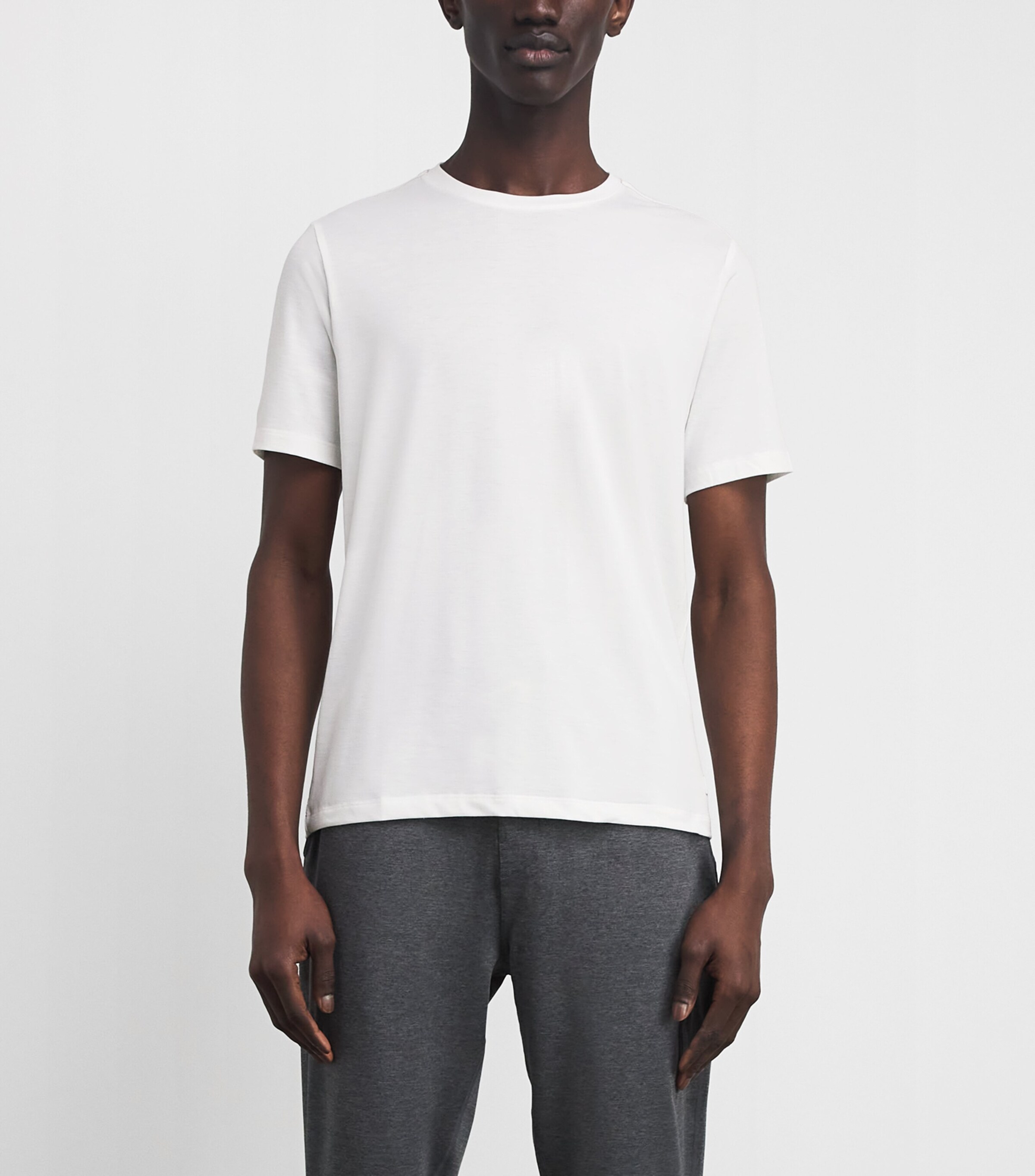 VUORI Mens Current Tech T-Shirt Wht White Image 4