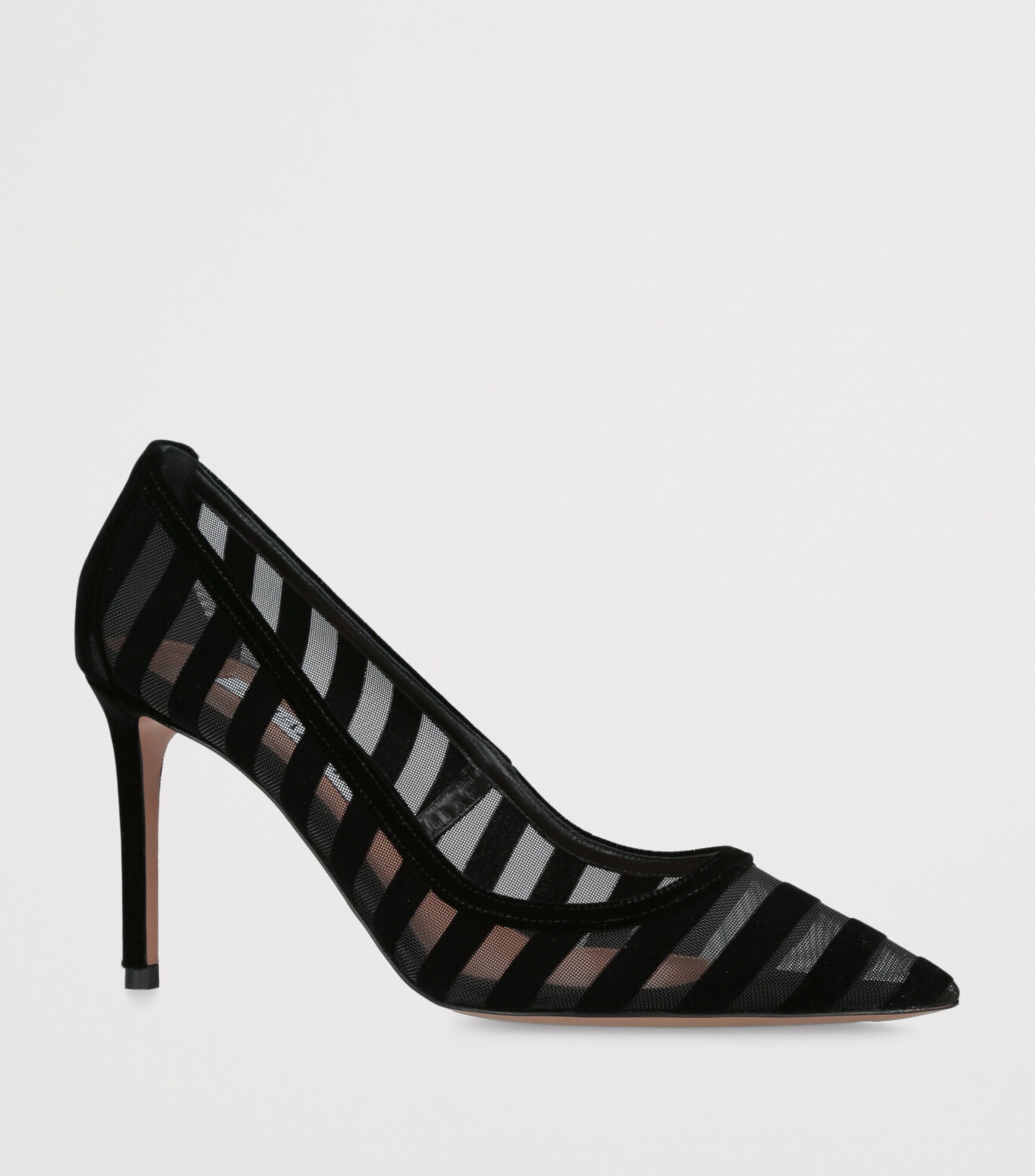 Aquazzura Nude Pumps 85 Black Image 3