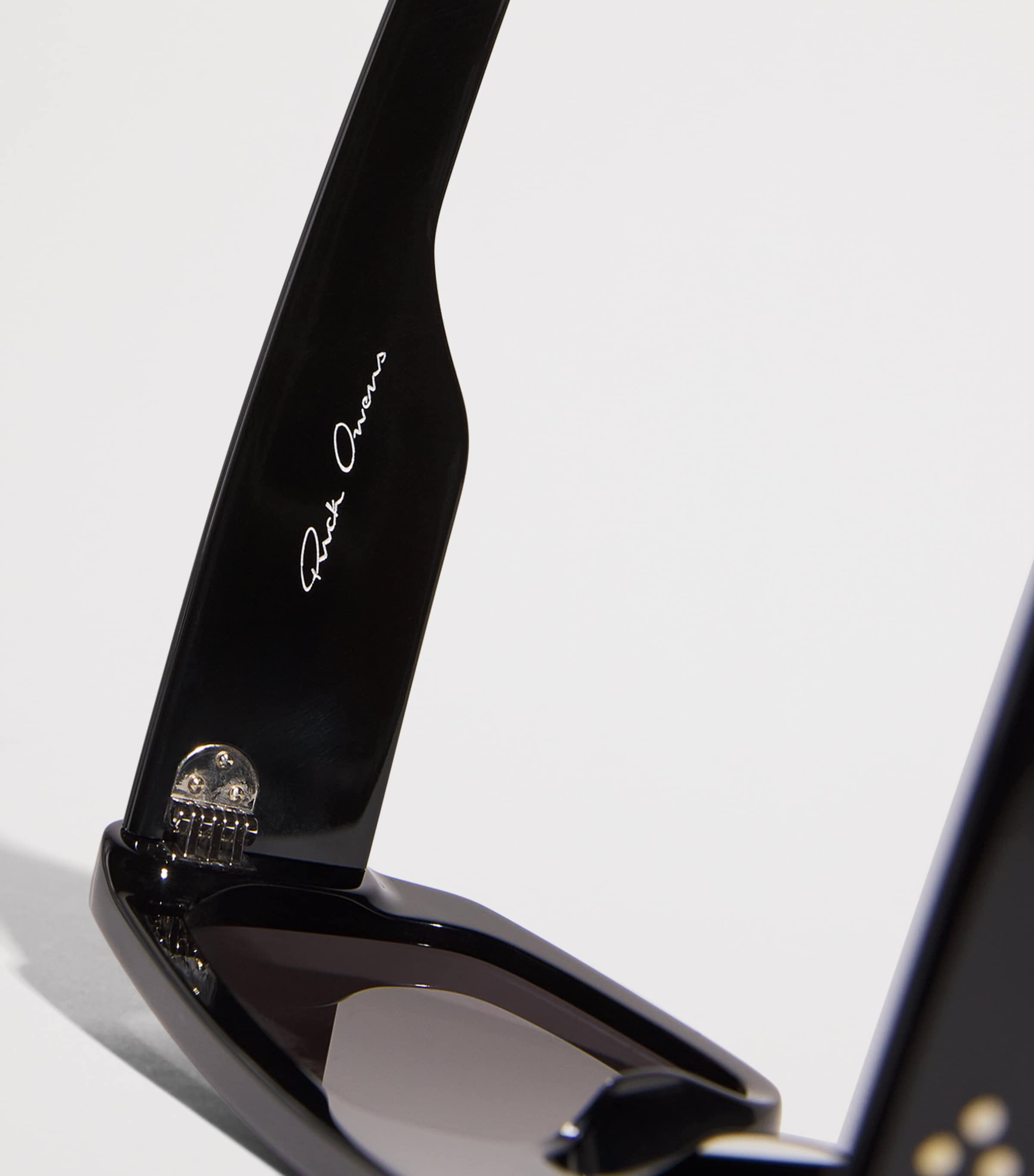 Geometric Performa Sunglasses BLK TMPL/BLKLNS/0909 Image 5