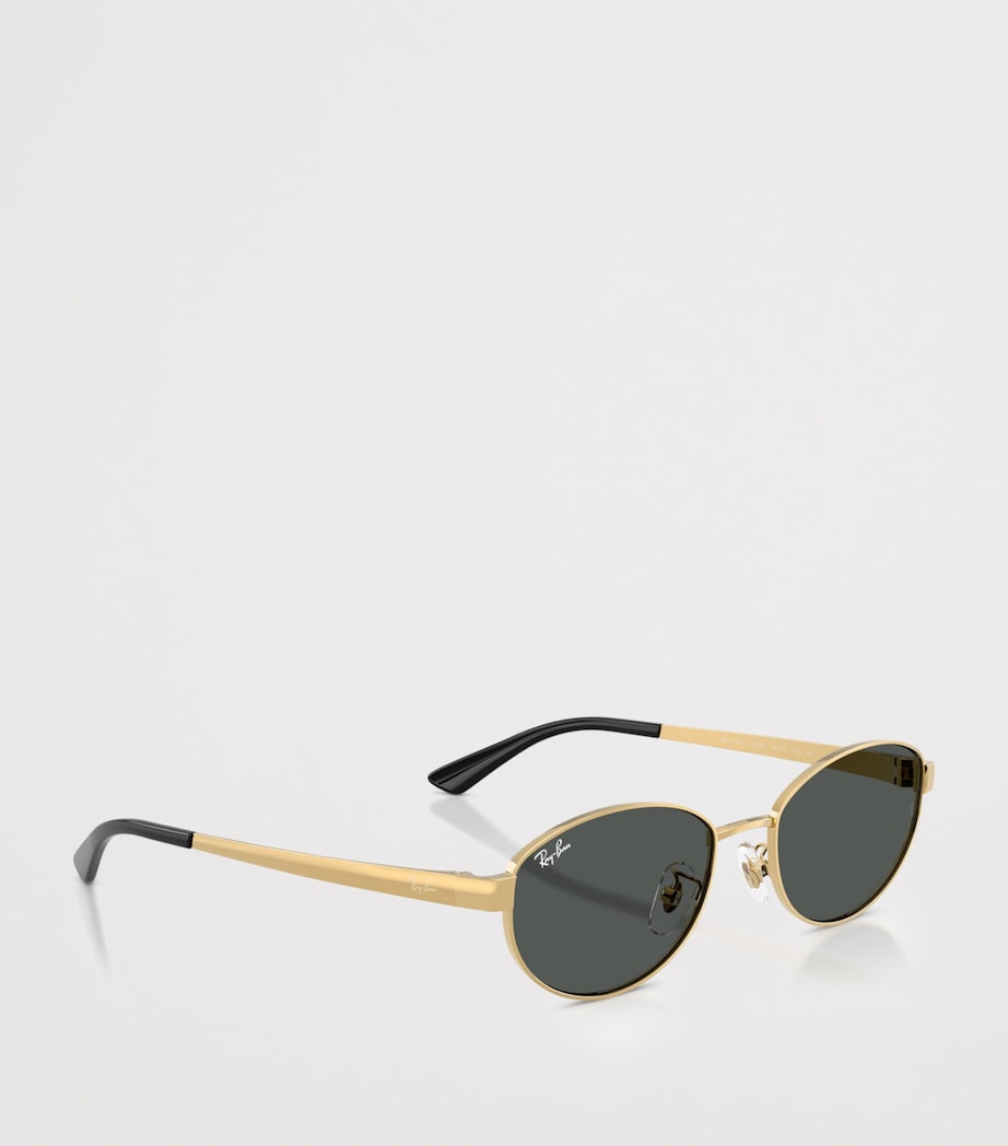 RB3774D Metal Oval Sunglasses 001/87 Image 6