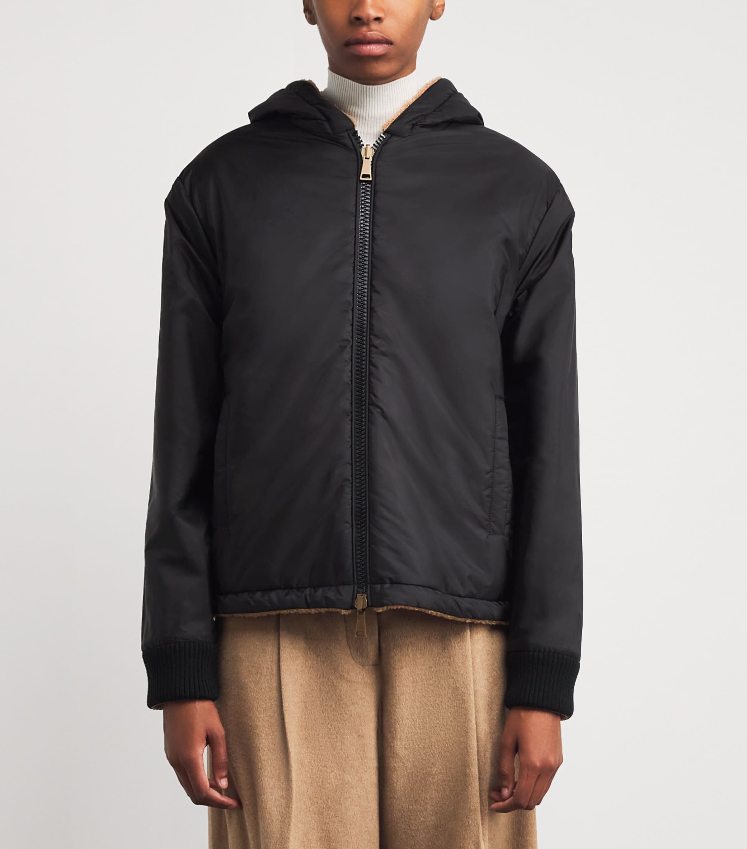 Reversible Teddy Padded Hoodie P29 Image 6