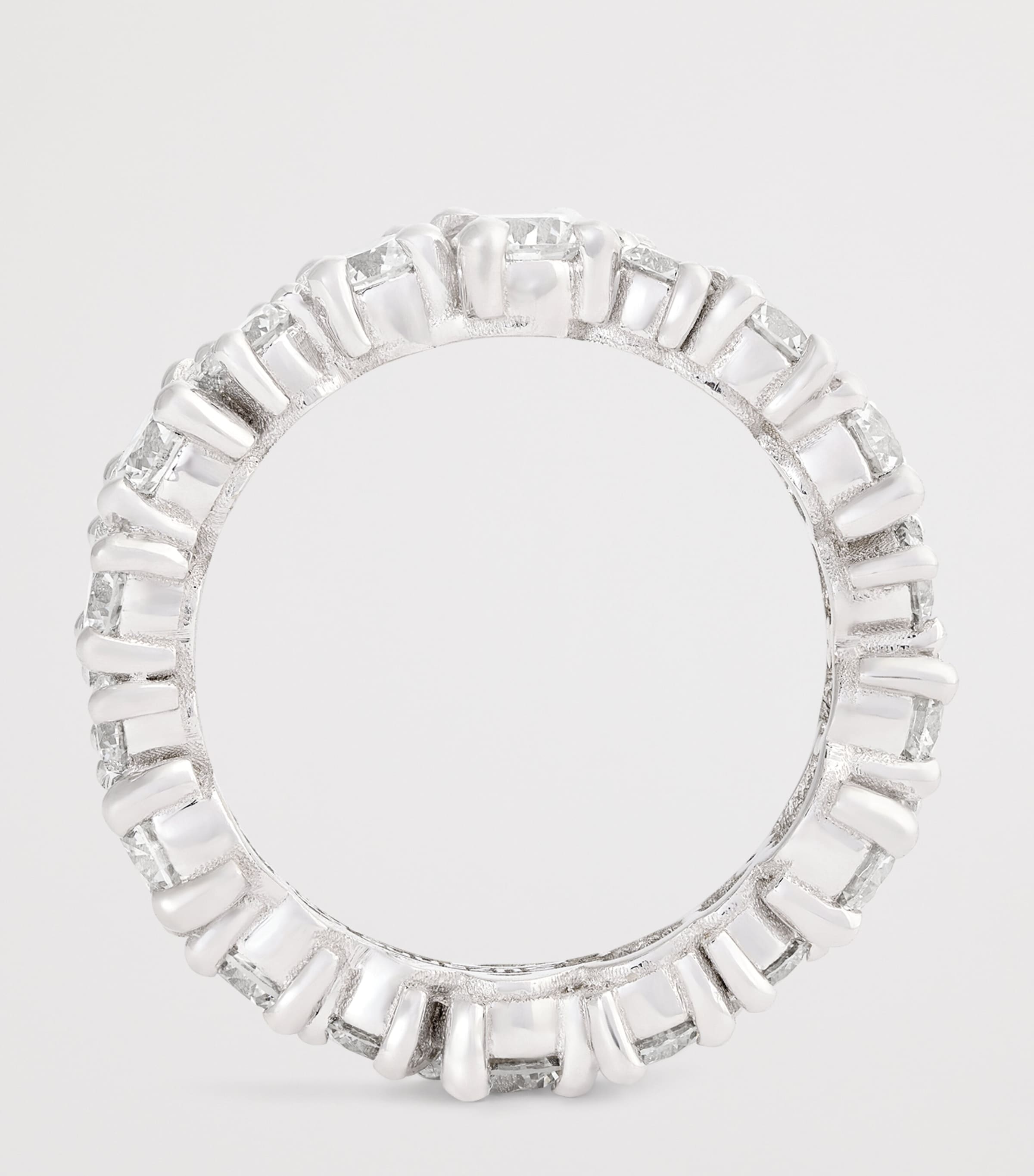 White Gold and Diamond Classic Eternity Ring (Size 7) 18K WG/WD Image 3