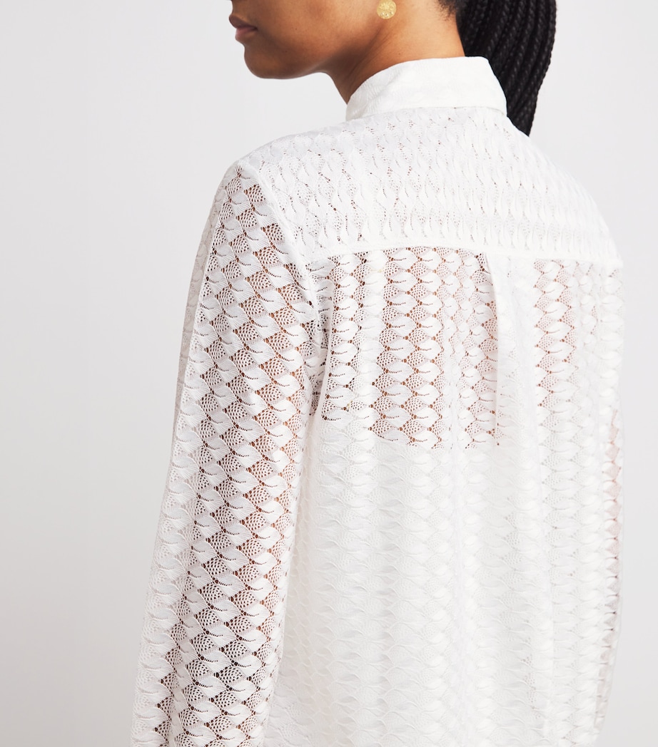 Crochet Daria Shirt WHITE4 Image 5