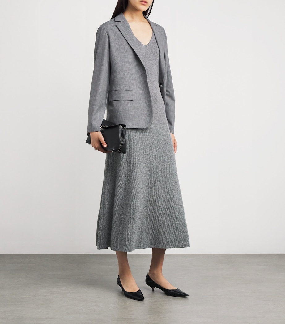 Embellished Mesh-Trim Sweater 8132 ROCCIA Image 2