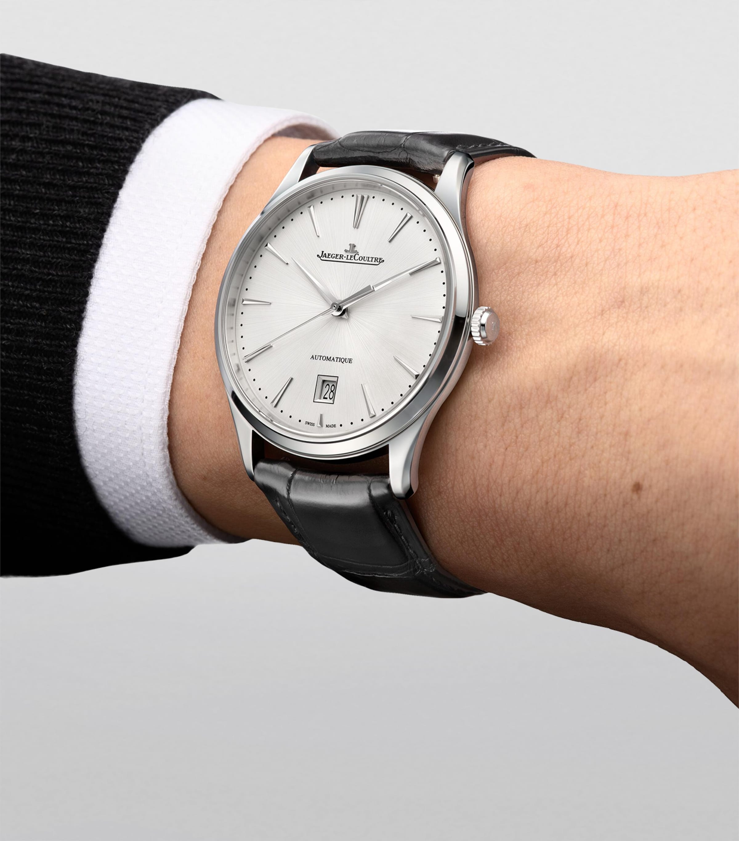 Stainless Steel Master Ultra Thin Date Watch 39mm STAINLESS STEEL Image 2