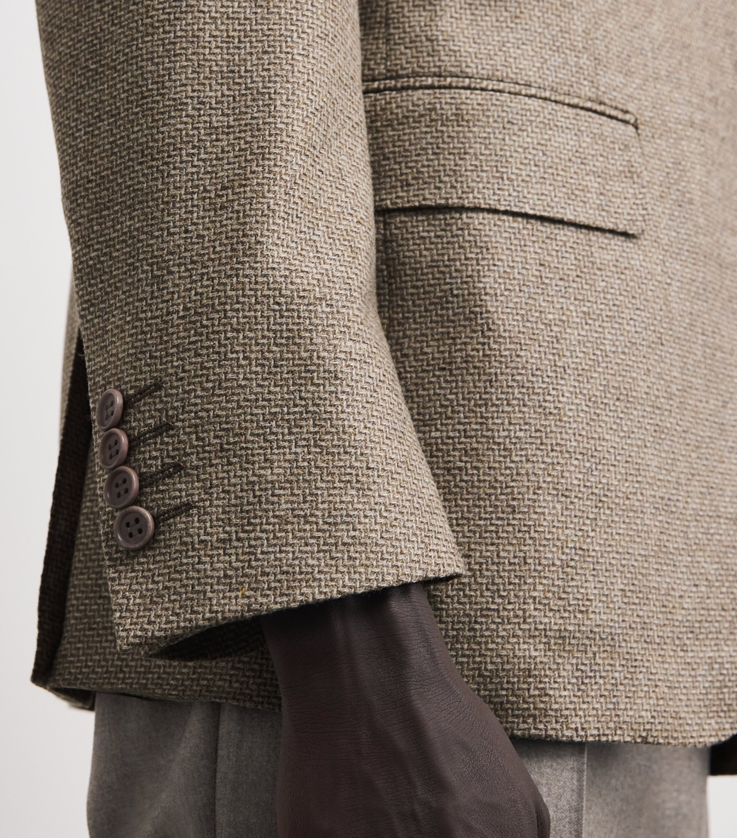 Canali Mens Wool Blazer Image 6