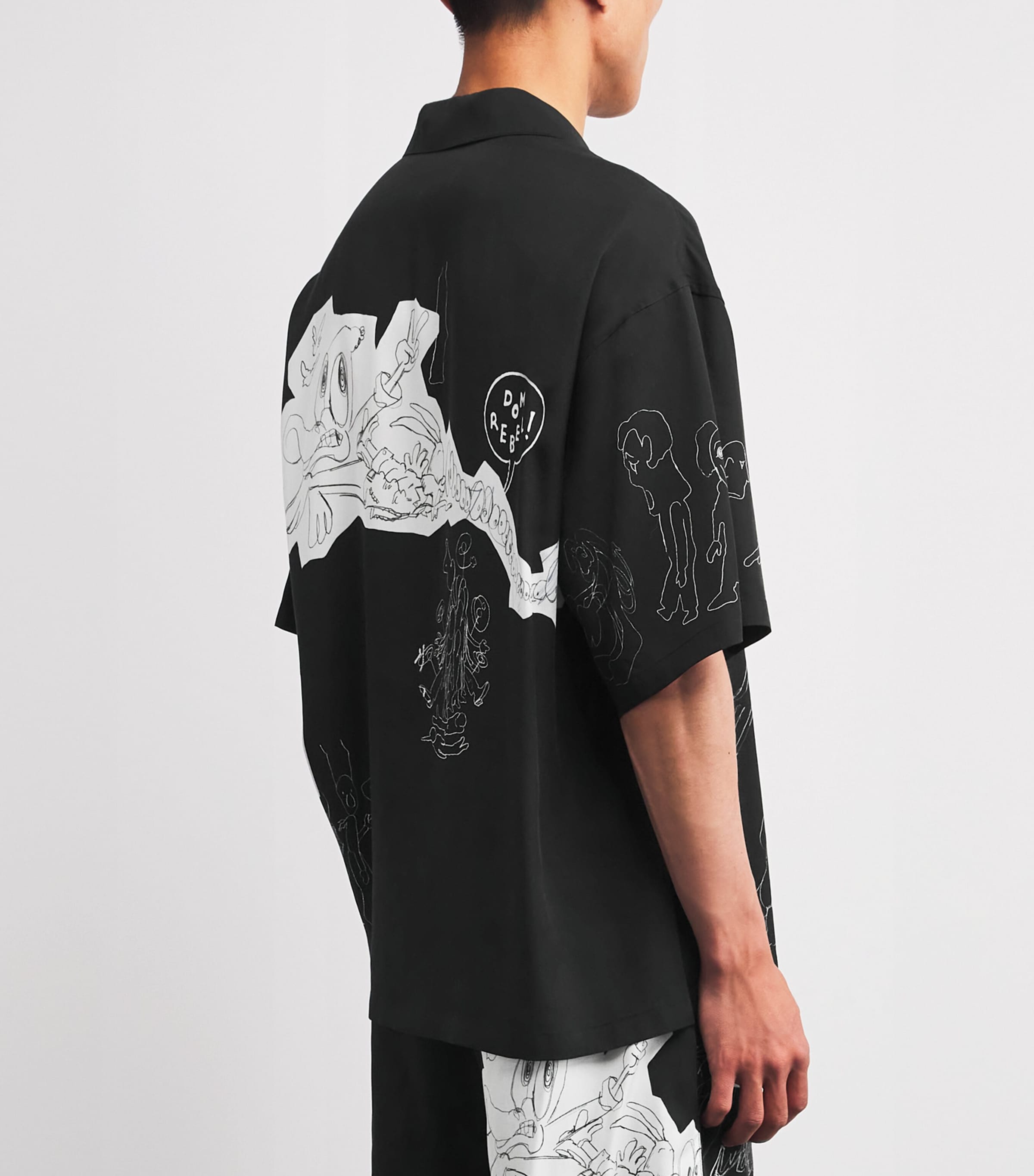 Cotton Assemblage Shirt BLACK Image 4