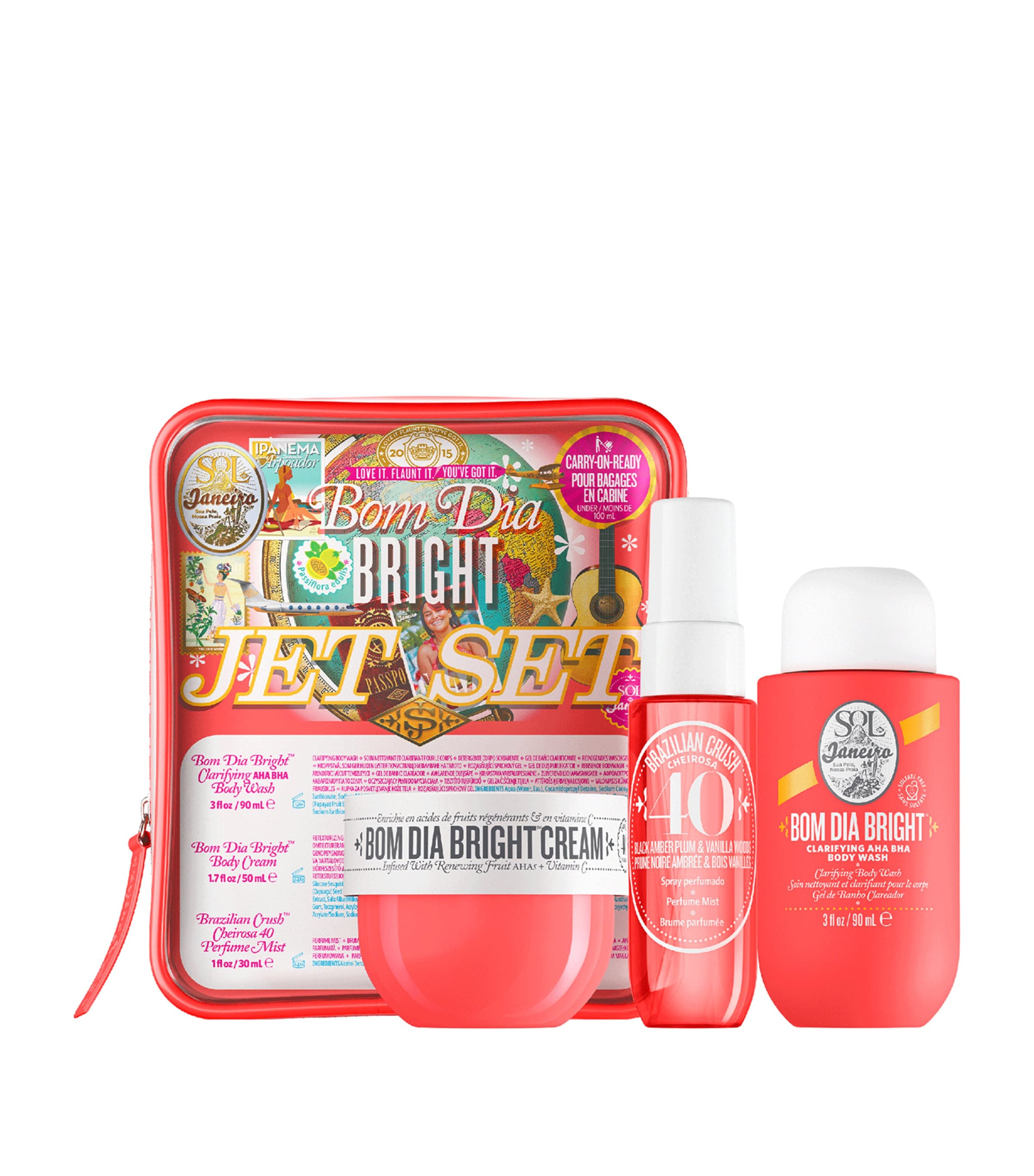 SOL DE JANEIRO Bom Dia Bright Jet Set | Beauty Gift Sets | Bath & Body Gift Sets | Designers | SOL DE JANEIRO SOL DE JANEIRO Bom Dia Bright Jet Set | Beauty Gift Sets | Bath & Body Gift Sets | Designers | SOL DE JANEIRO
