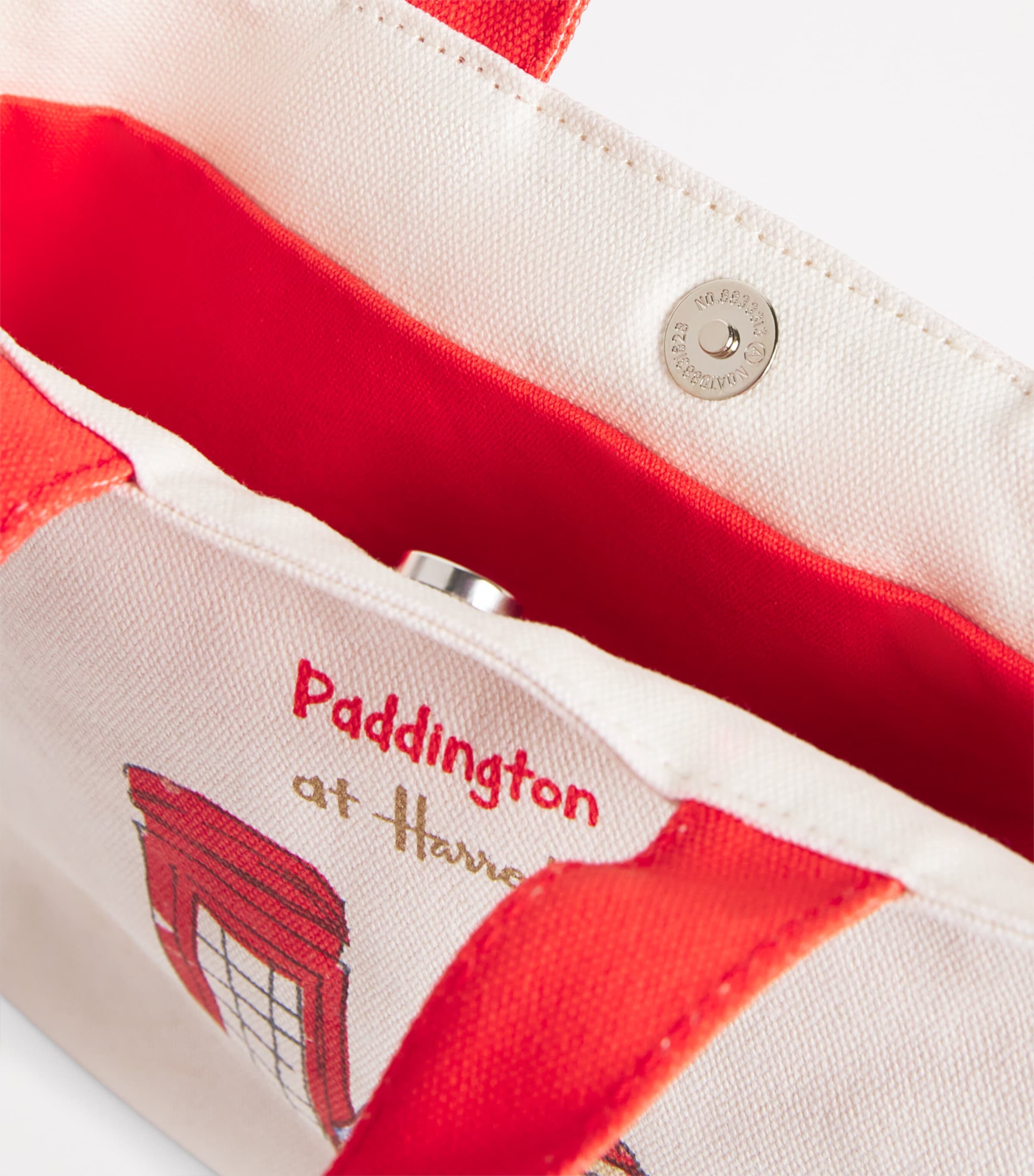 Harrods Mini Paddington Tote Bag Blue Image 3