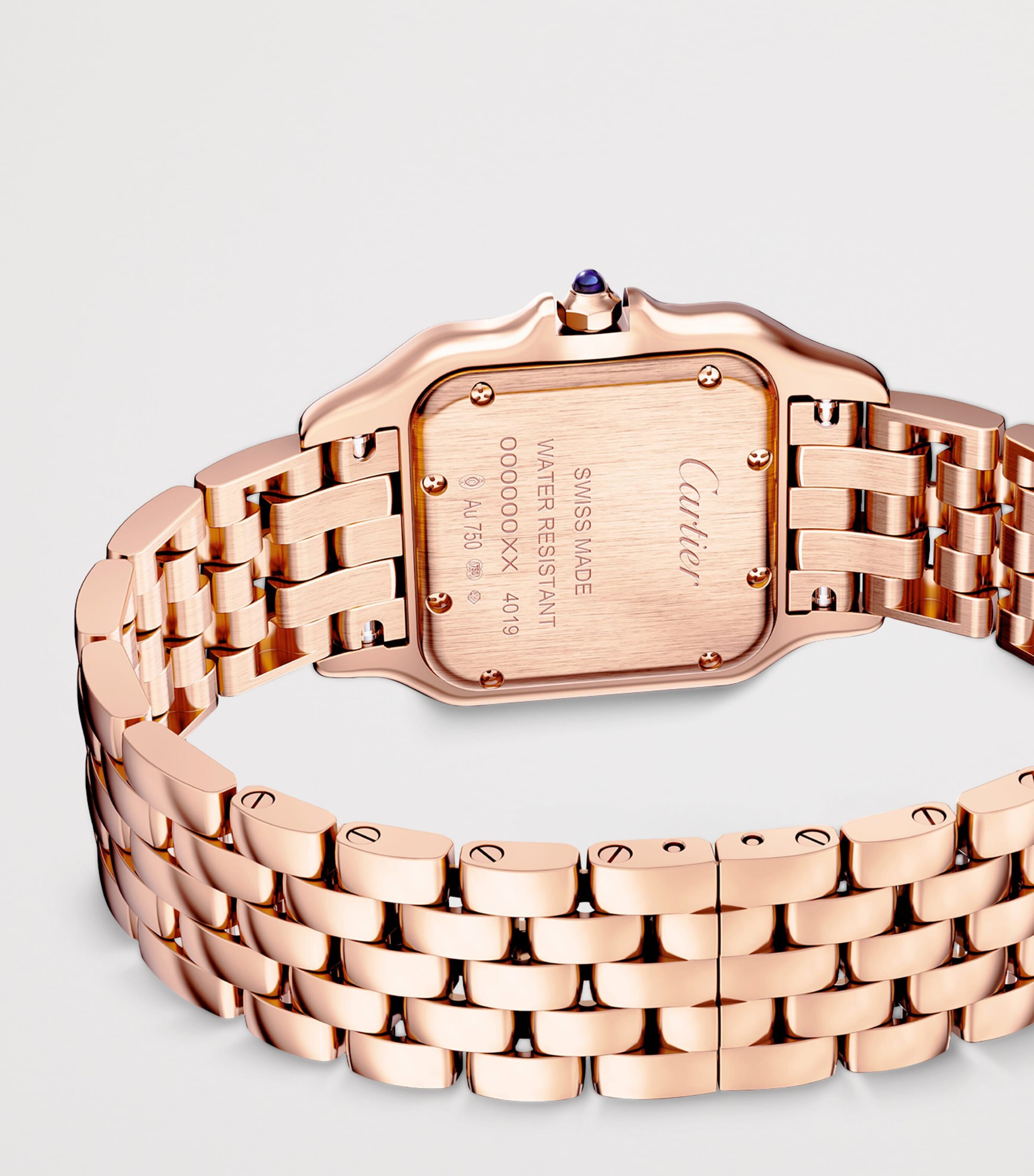 Cartier Medium Rose Gold Panthère de Cartier Watch 27mm Silvered Image 3