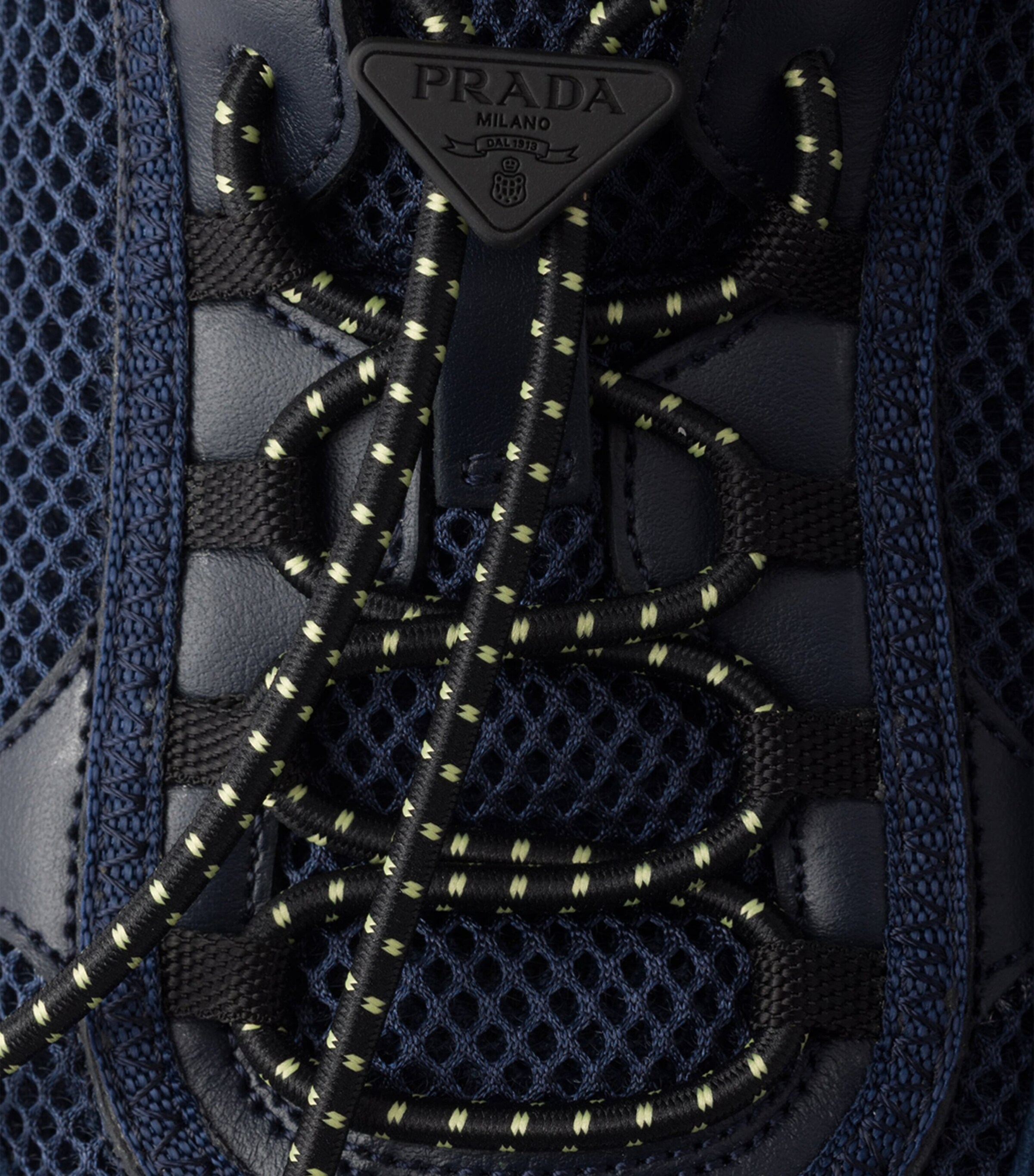 Leather-Mesh Speedrock Sneakers F0008 Image 6