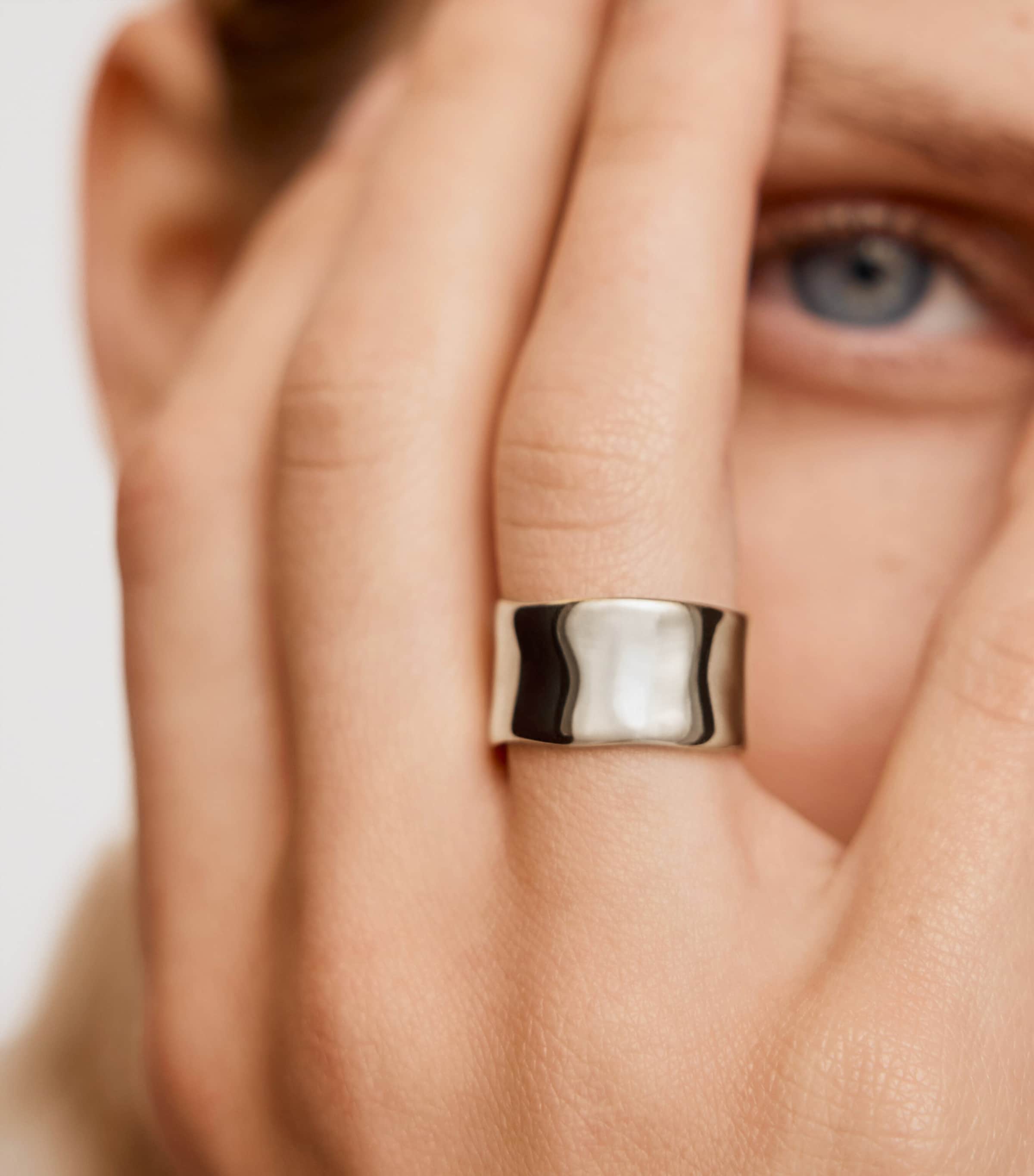 Monica Vinader Sterling Silver Siren Me Bold Ring Sterling Silver Image 2