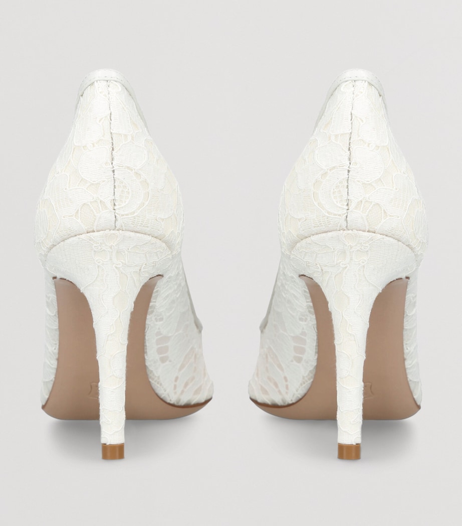 Lace Claudia Pumps 85 WHITE Image 2