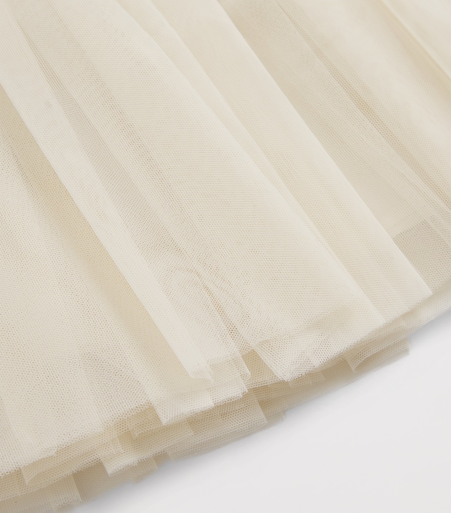 Logo-Detail Tulle Skirt (4-14 Years) 109NENUDE/NERO Image 3