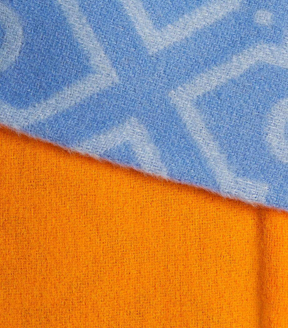 Wool Monogram Overshirt LIGHT BLUE DIMND Image 2