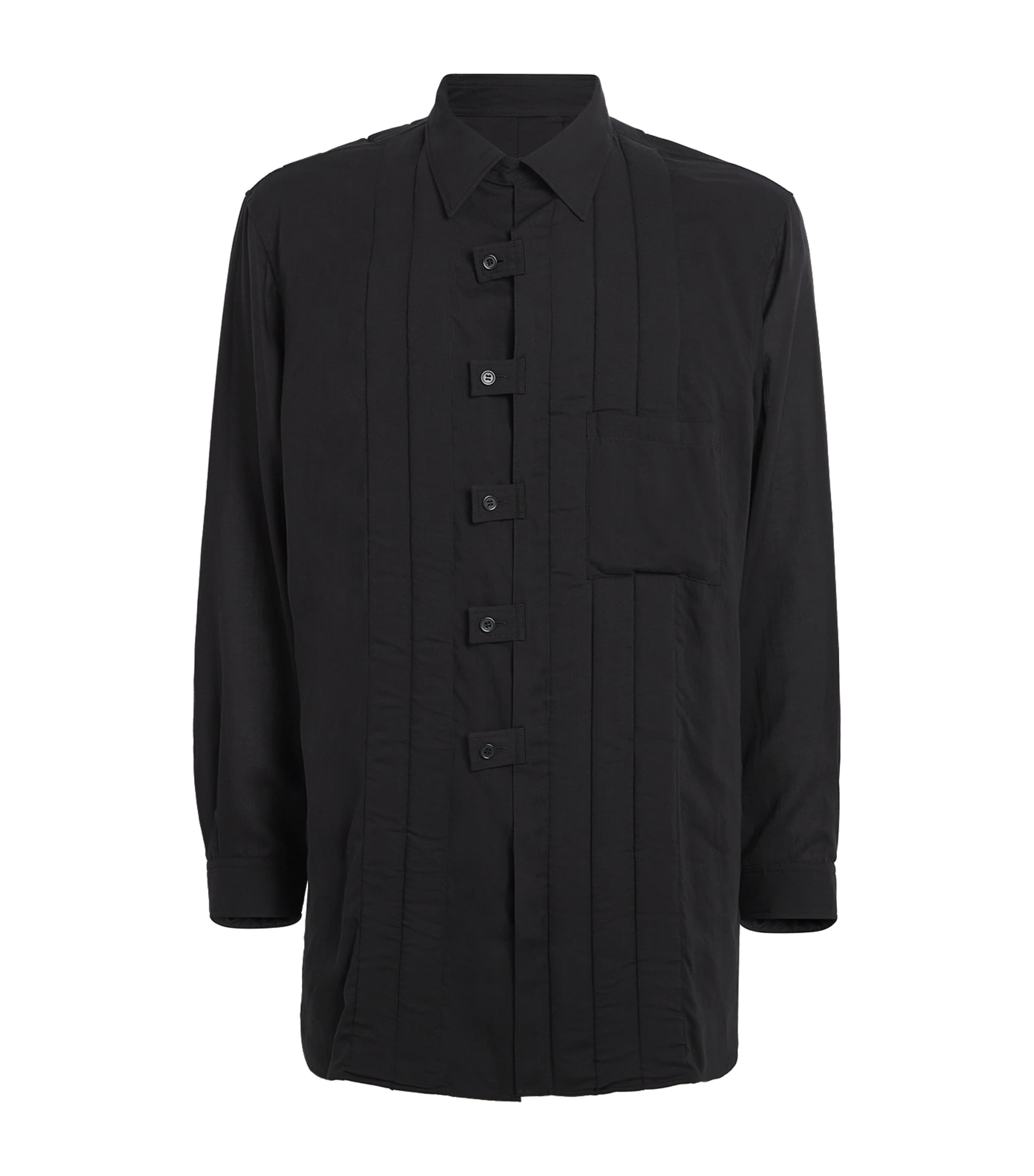 Padded Tab Shirt BLACK Image 1