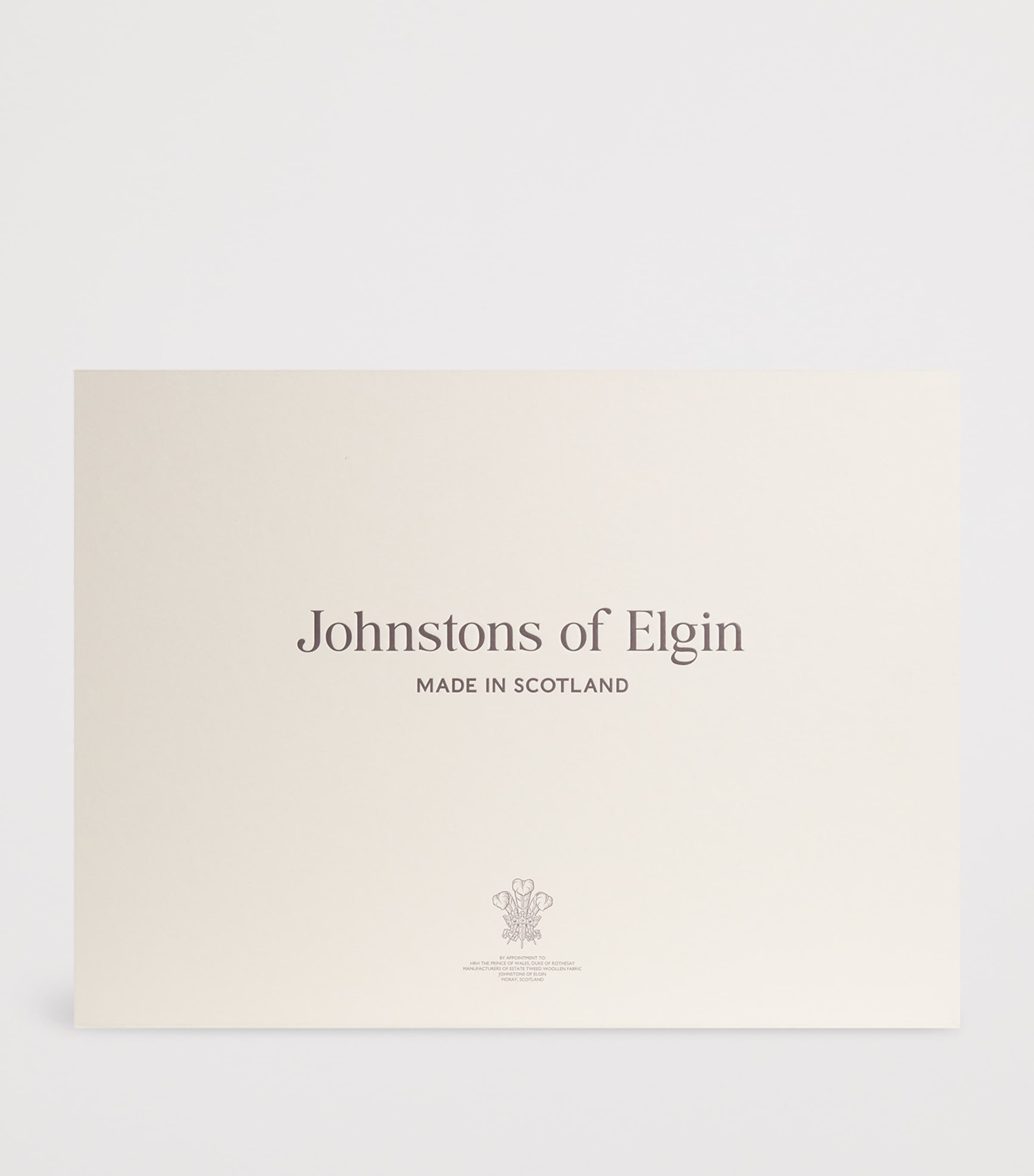 Johnstons Of Elgin Brushed Cashmere Beanie and Scarf Set Ash Image 3