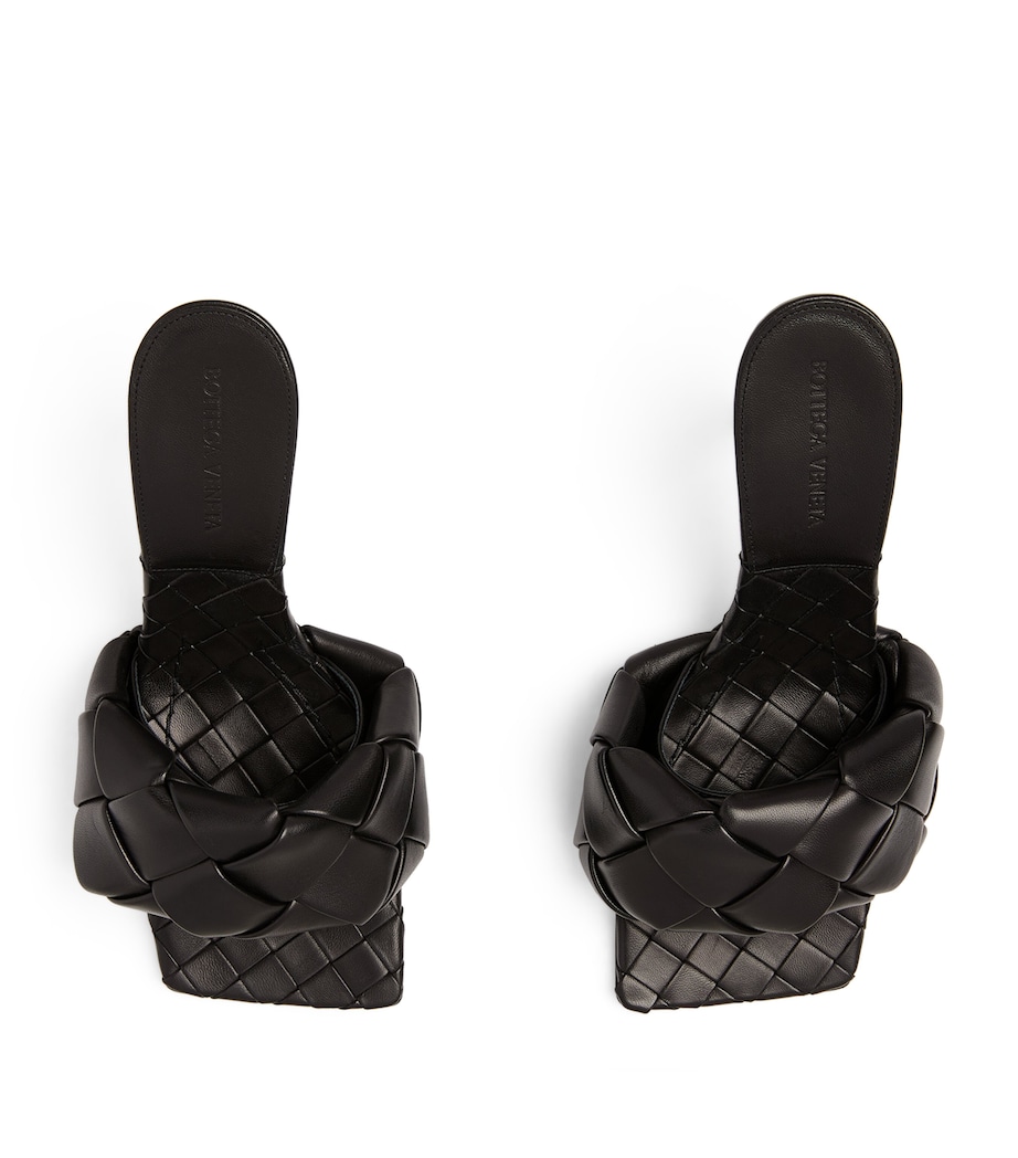 Quilted Leather Lido Mules 90 NERO/NERO Image 3
