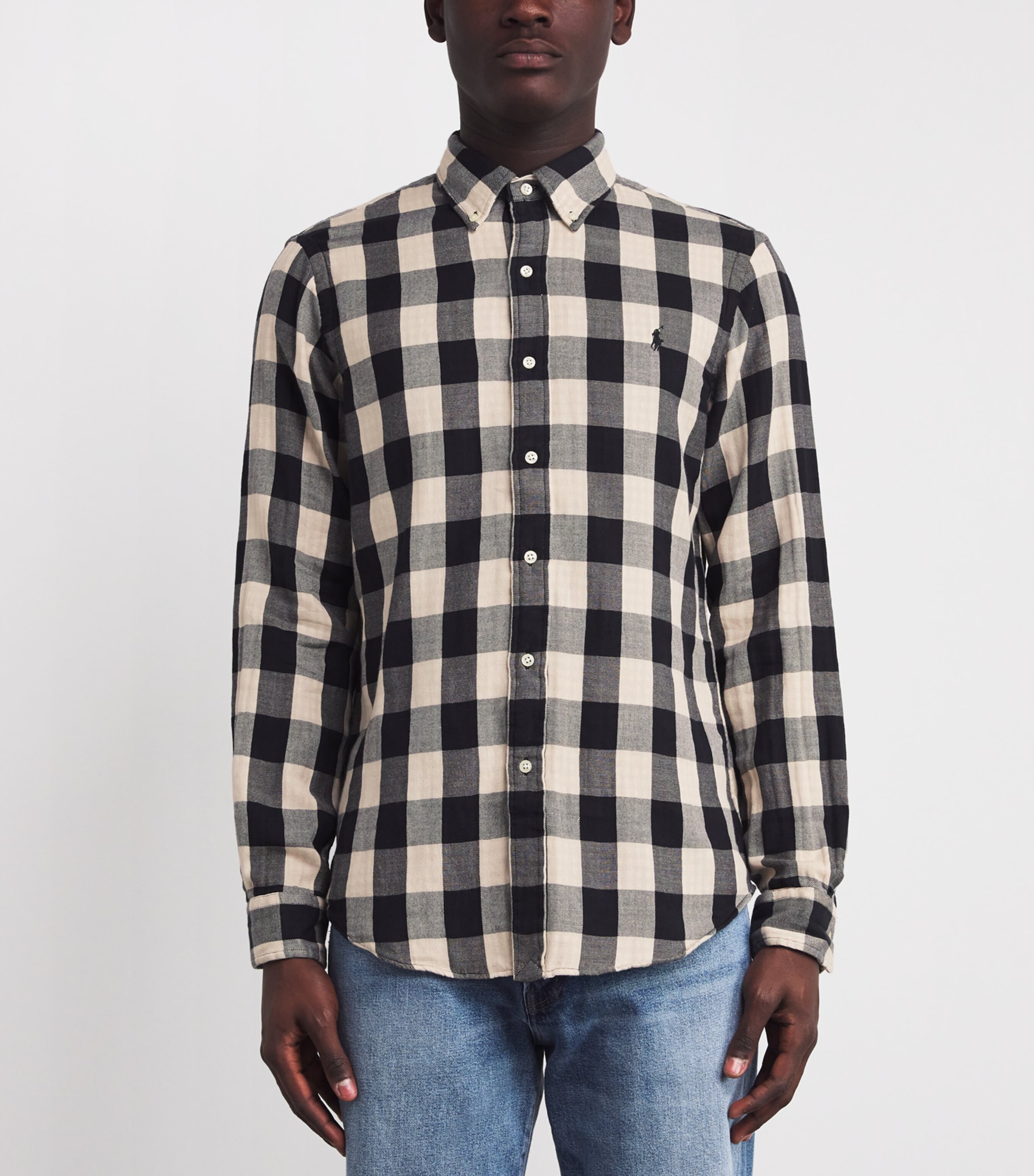 Double-Faced Check Shirt NATURAL Image 3