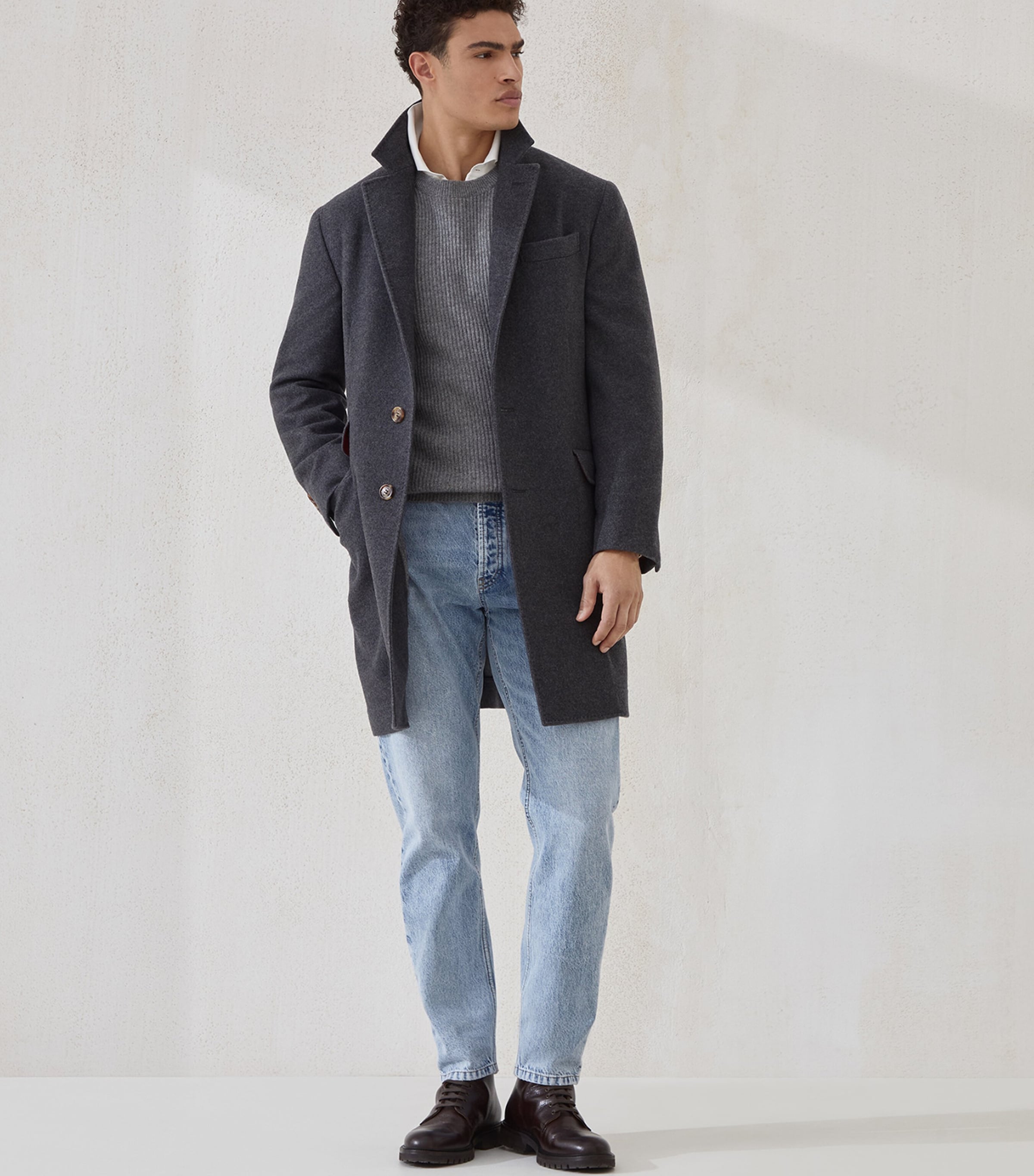 Cashmere Ribbed Sweater CY836 Image 4