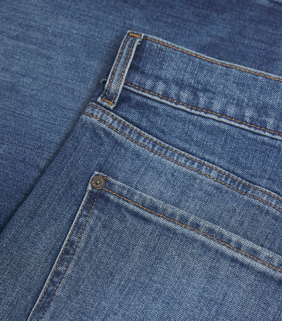 7 For All Mankind Mens Modern Straight Jeans Blue Image 5