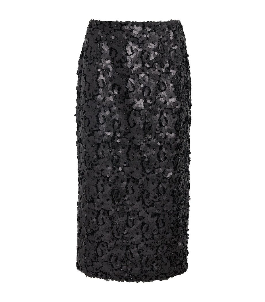 Herskind Womens Anda Midi Skirt Black Image 1