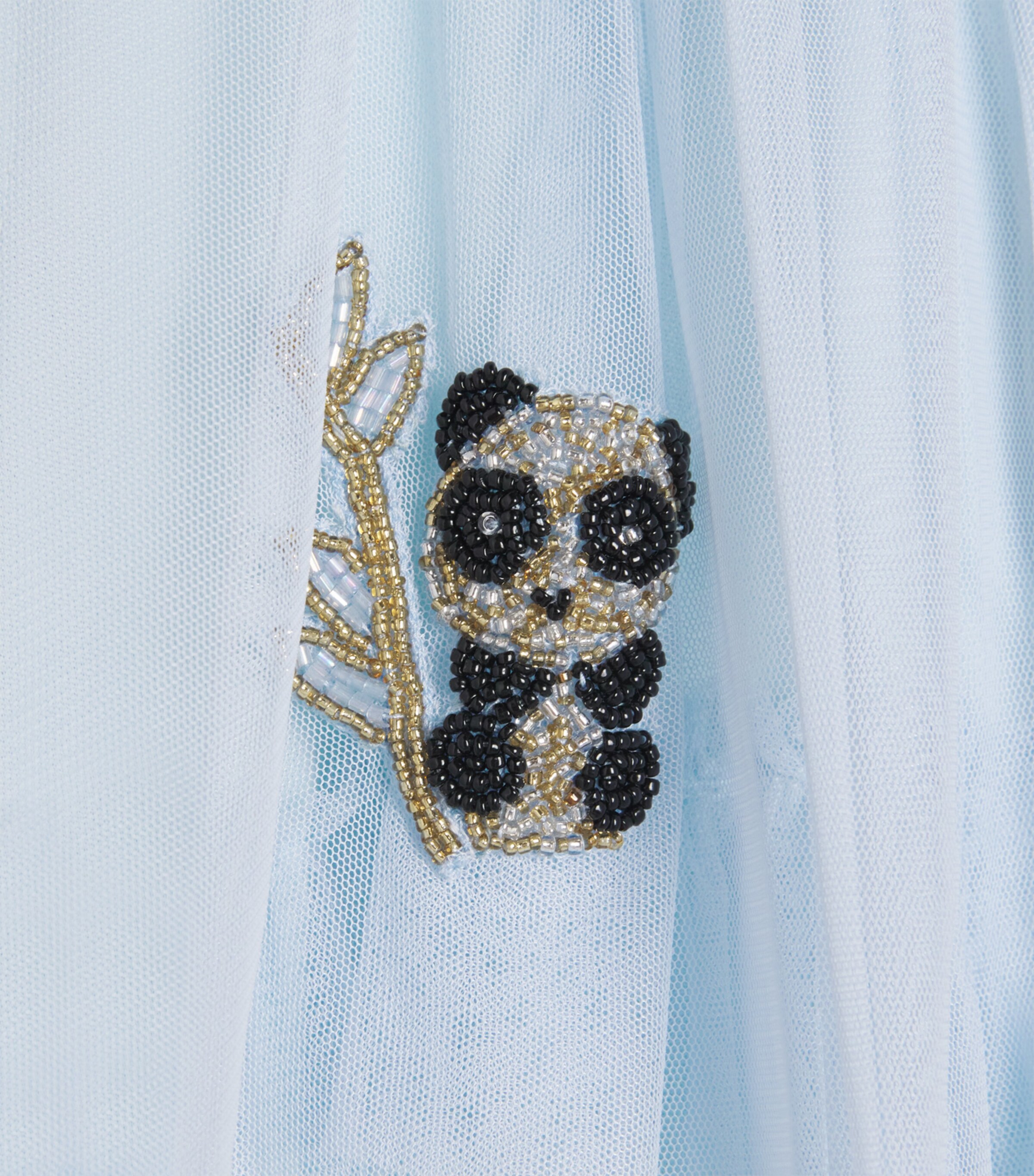 Raishma Embellished Aurora Dress (3-12 Years) Pale Blue Image 3