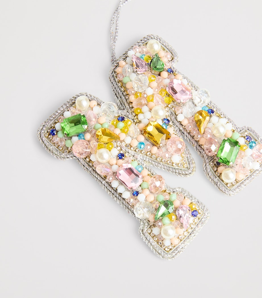 Embellished M Tree Decoration MULTI, SILVER Image 2