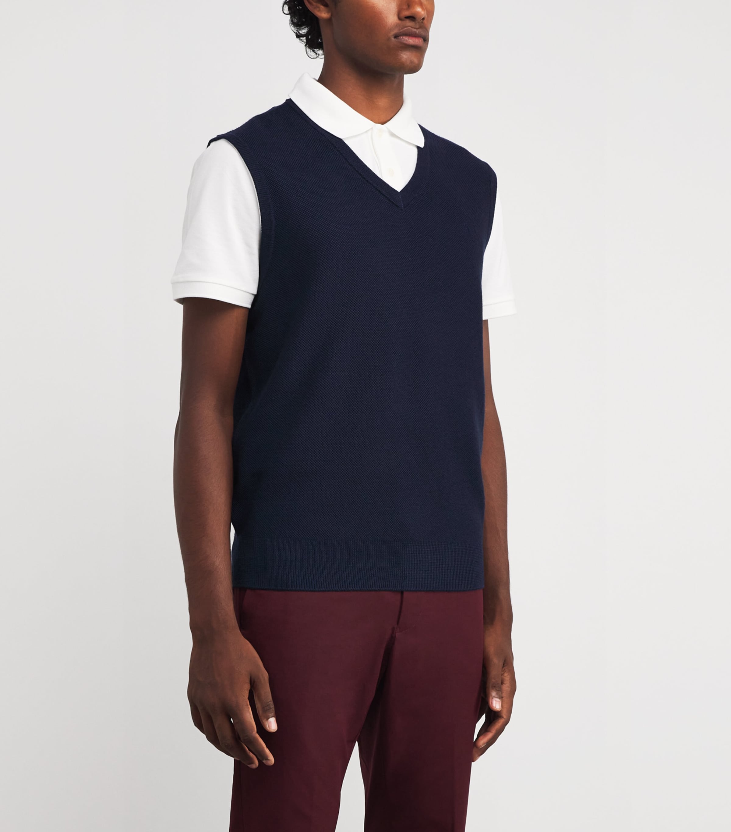 Polo Pony Sweater Vest REFINED NAVY Image 3
