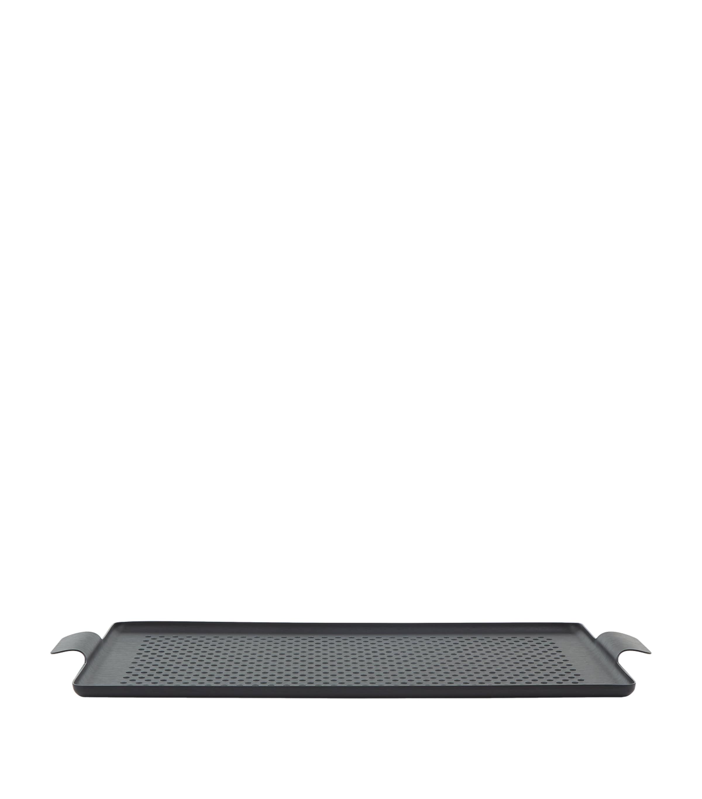 Kaymet Pressed Rubber Grip Tray In Black